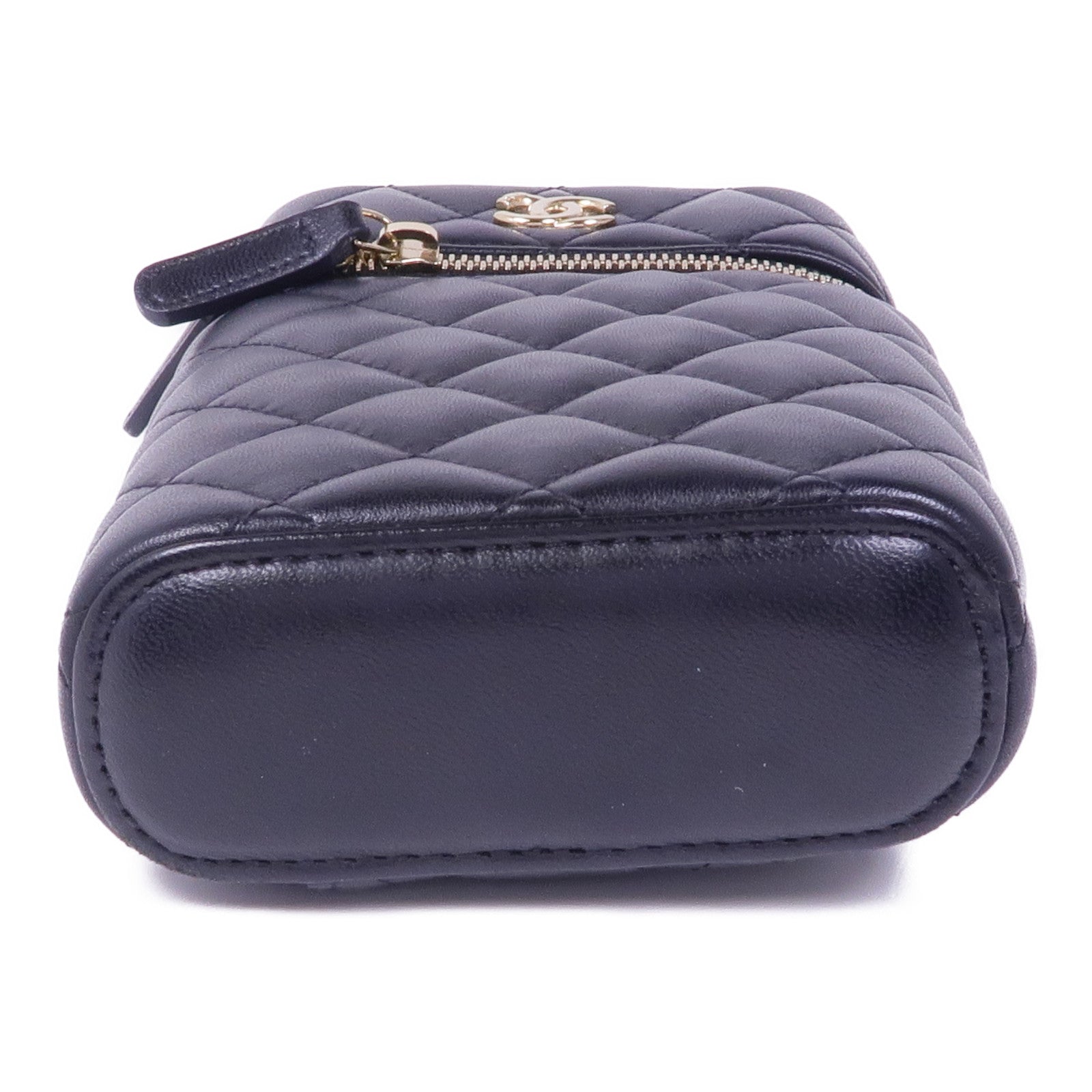 CHANEL 羊皮皮革Chain Shoulder金扣鏈帶肩背袋