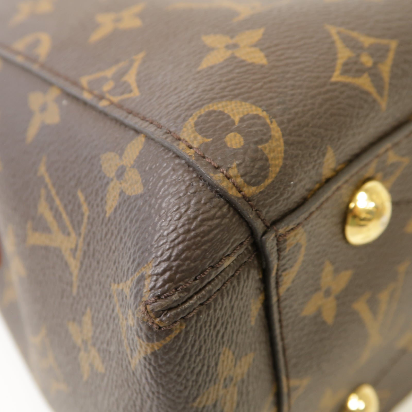 LOUIS VUITTON 【激減優惠】Monogram Montaigne BB金扣手挽肩背兩用袋啡色