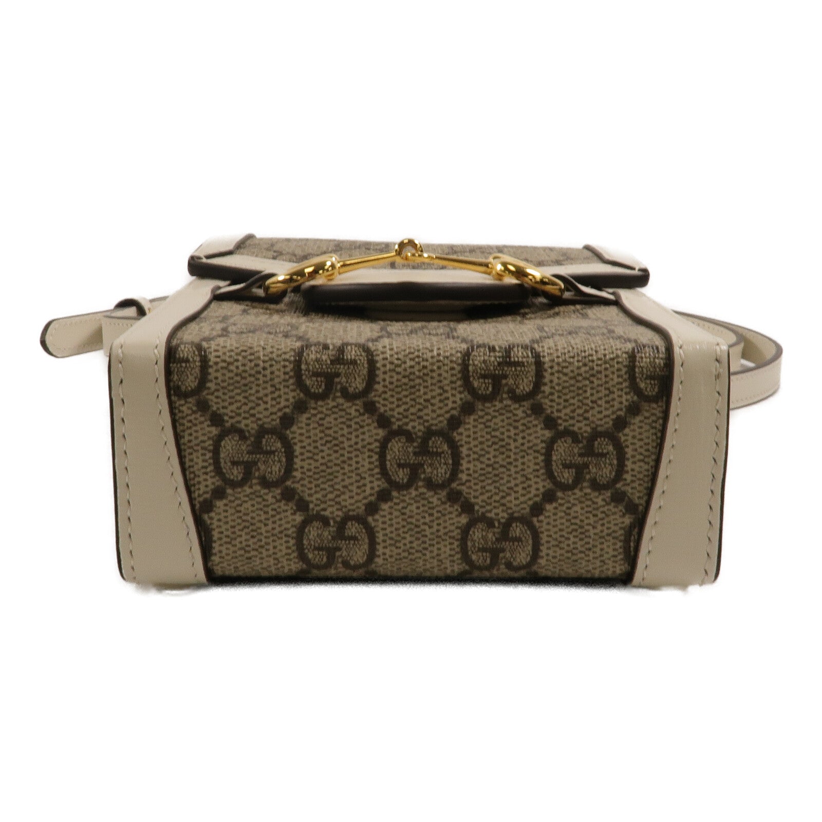 GUCCI 塗層帆布1955 Horsebit肩背袋
