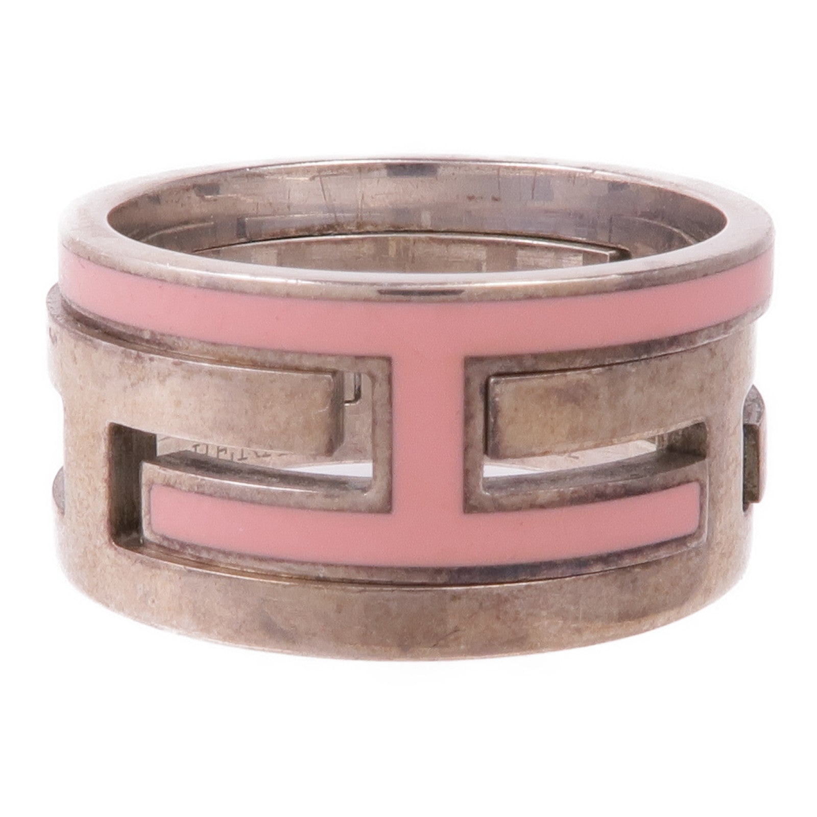 HERMES 925純銀Move H Ring戒指Hermes#52/US#6
