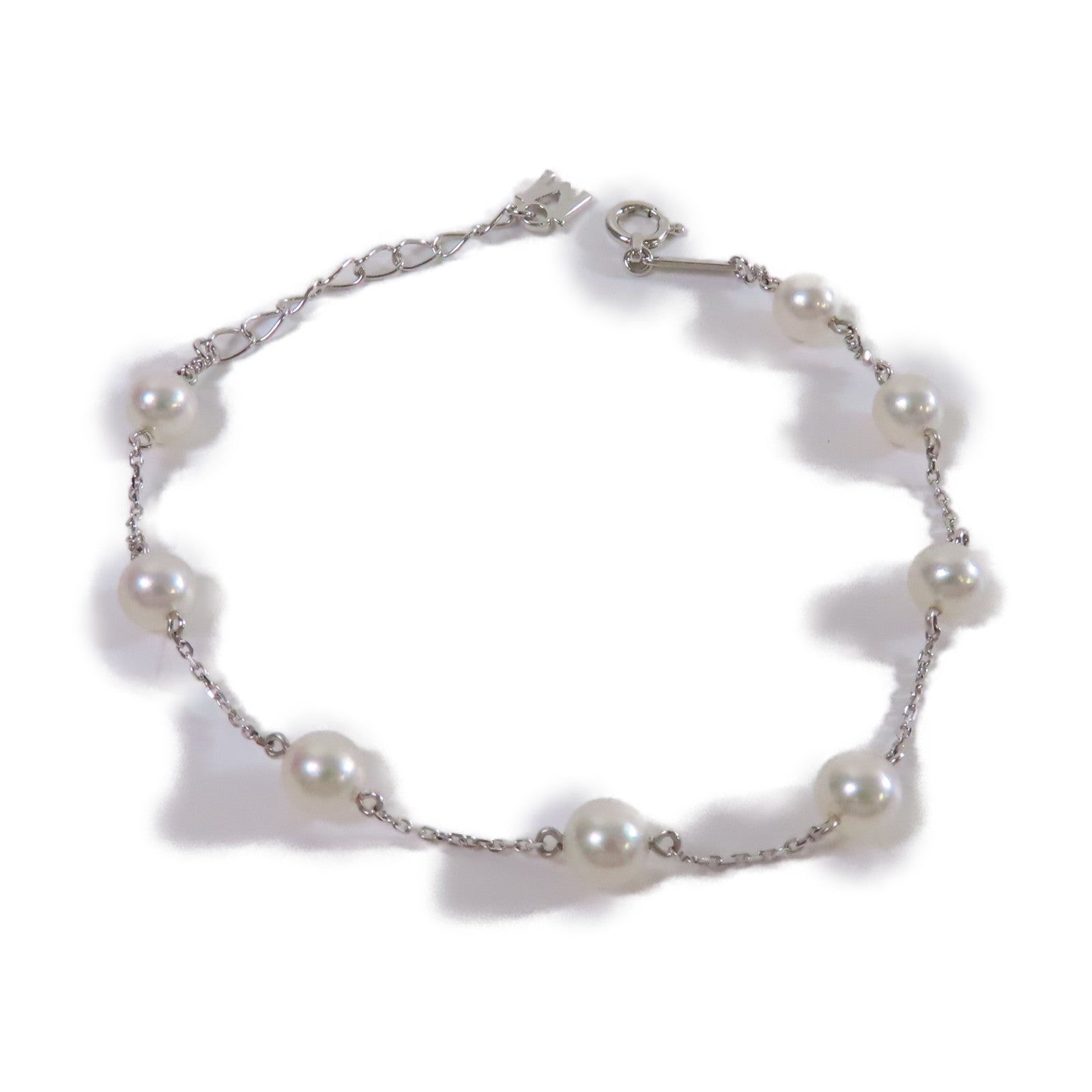 MIKIMOTO 18K白金/珍珠Pearl Bracelet手鏈