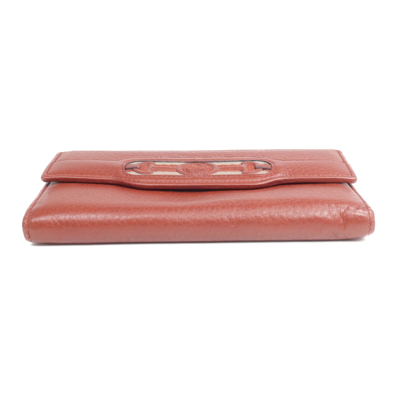 GUCCI 牛皮皮革Long Wallet金扣長錢包