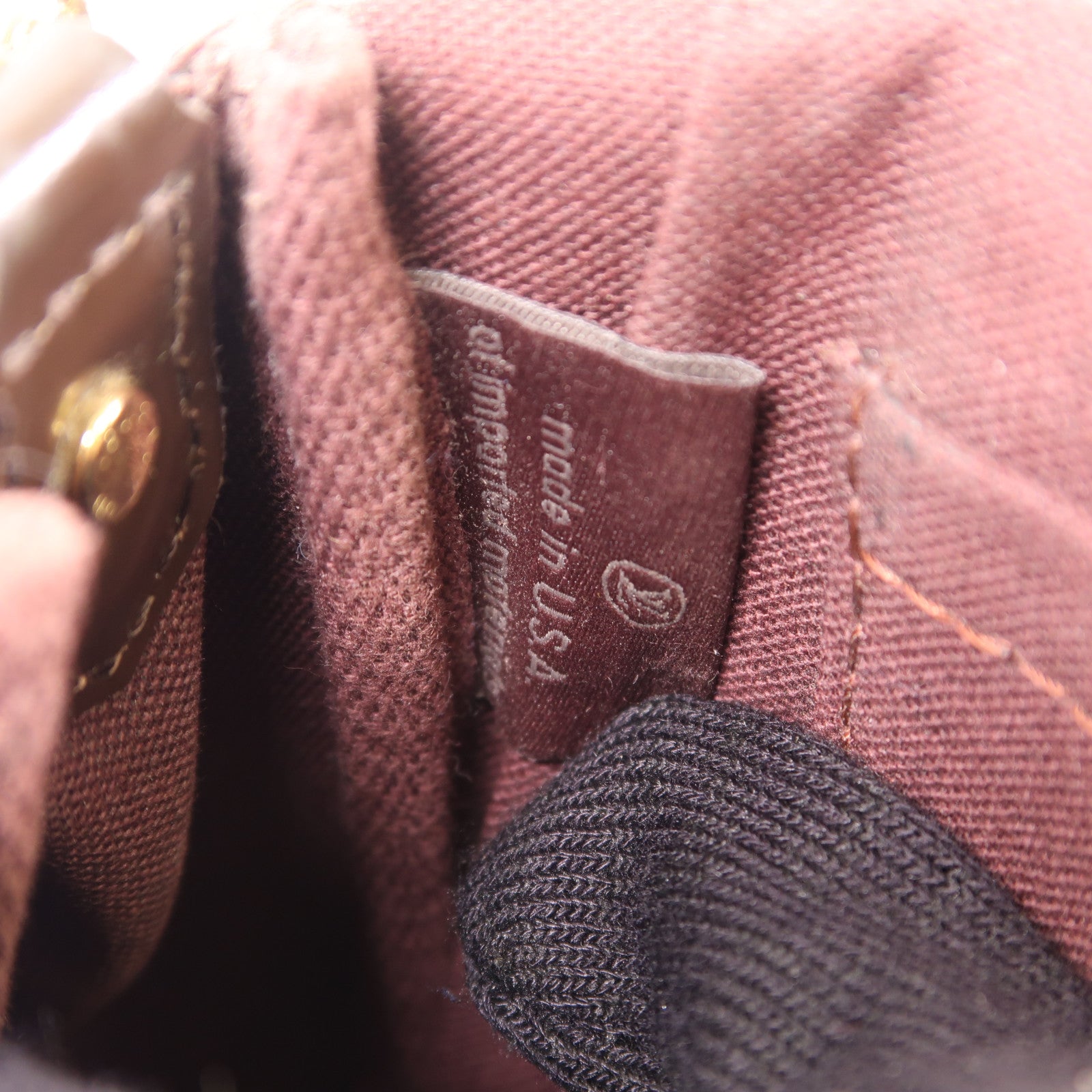 LOUIS VUITTON Damier Favorite PM金扣手挽肩背兩用袋