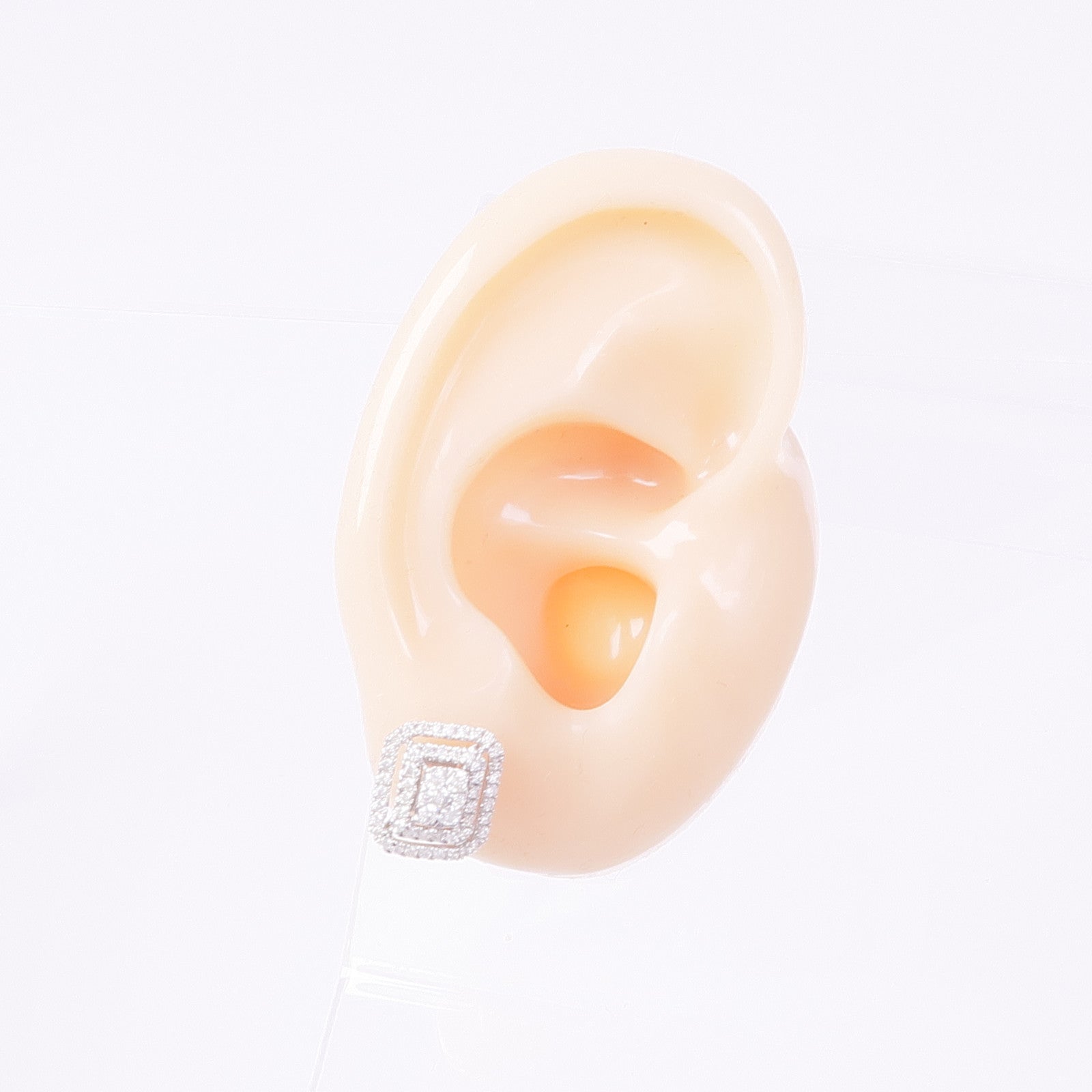 JEWELRY 18K白金Diamond Earrings鑽石耳環