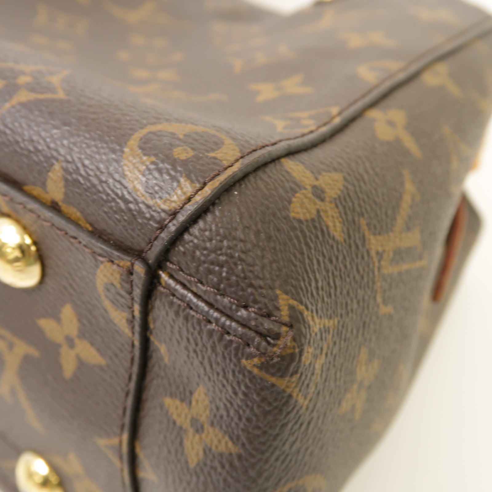LOUIS VUITTON 【激減優惠】Monogram Montaigne BB金扣手挽肩背兩用袋啡色