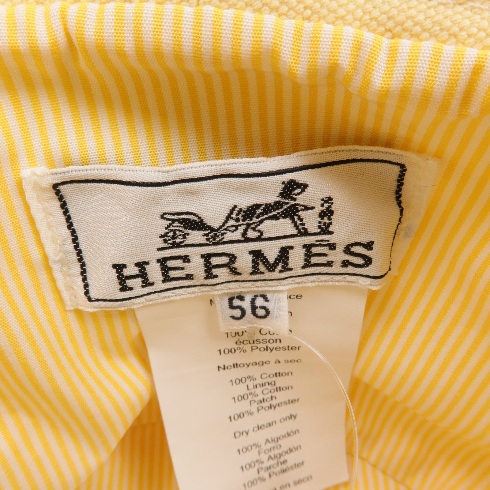 HERMES 棉質Hat帽子
