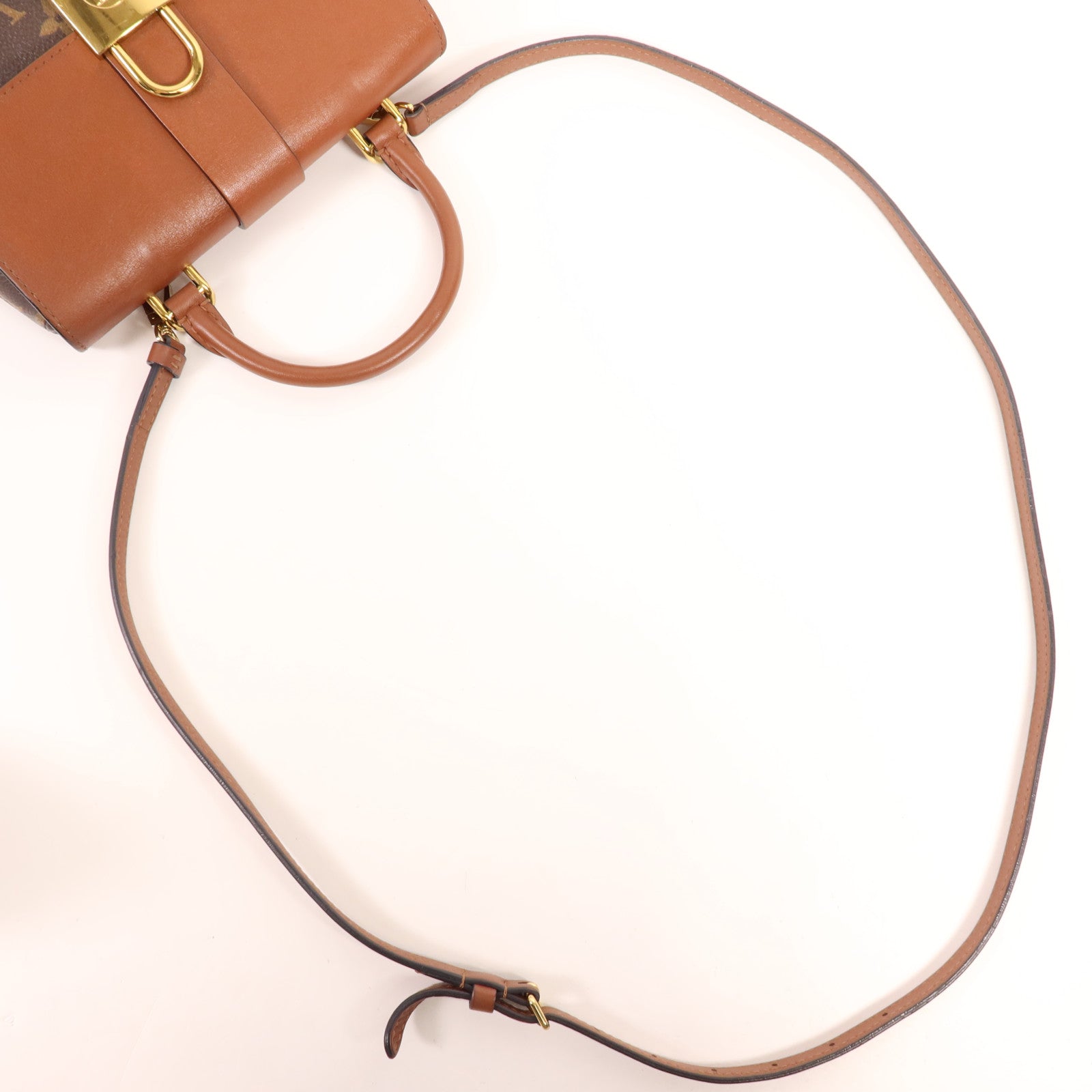 LOUIS VUITTON Monogram Locky BB金扣手挽肩背兩用袋