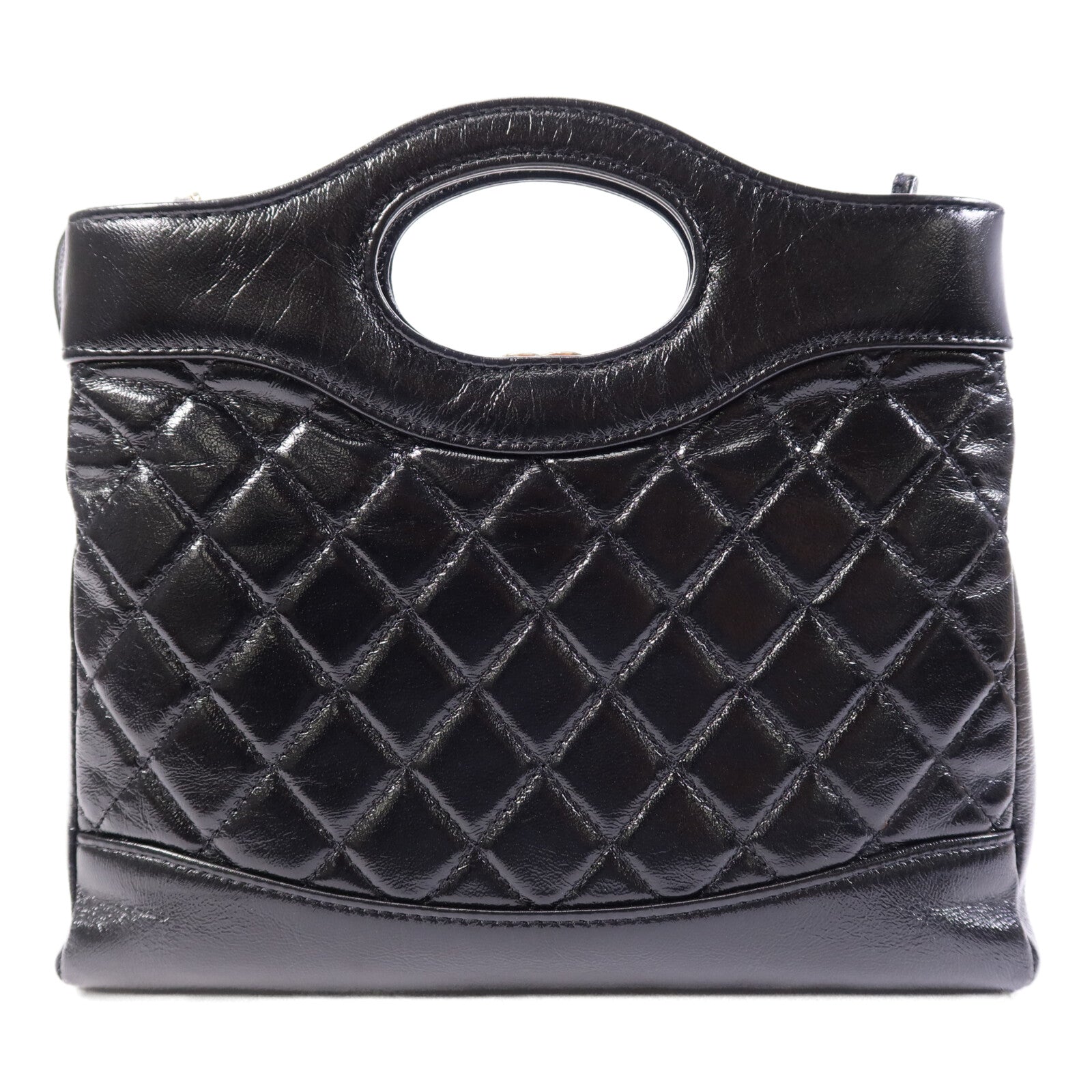 CHANEL 牛皮皮革Chanel 31金扣鏈帶肩背袋