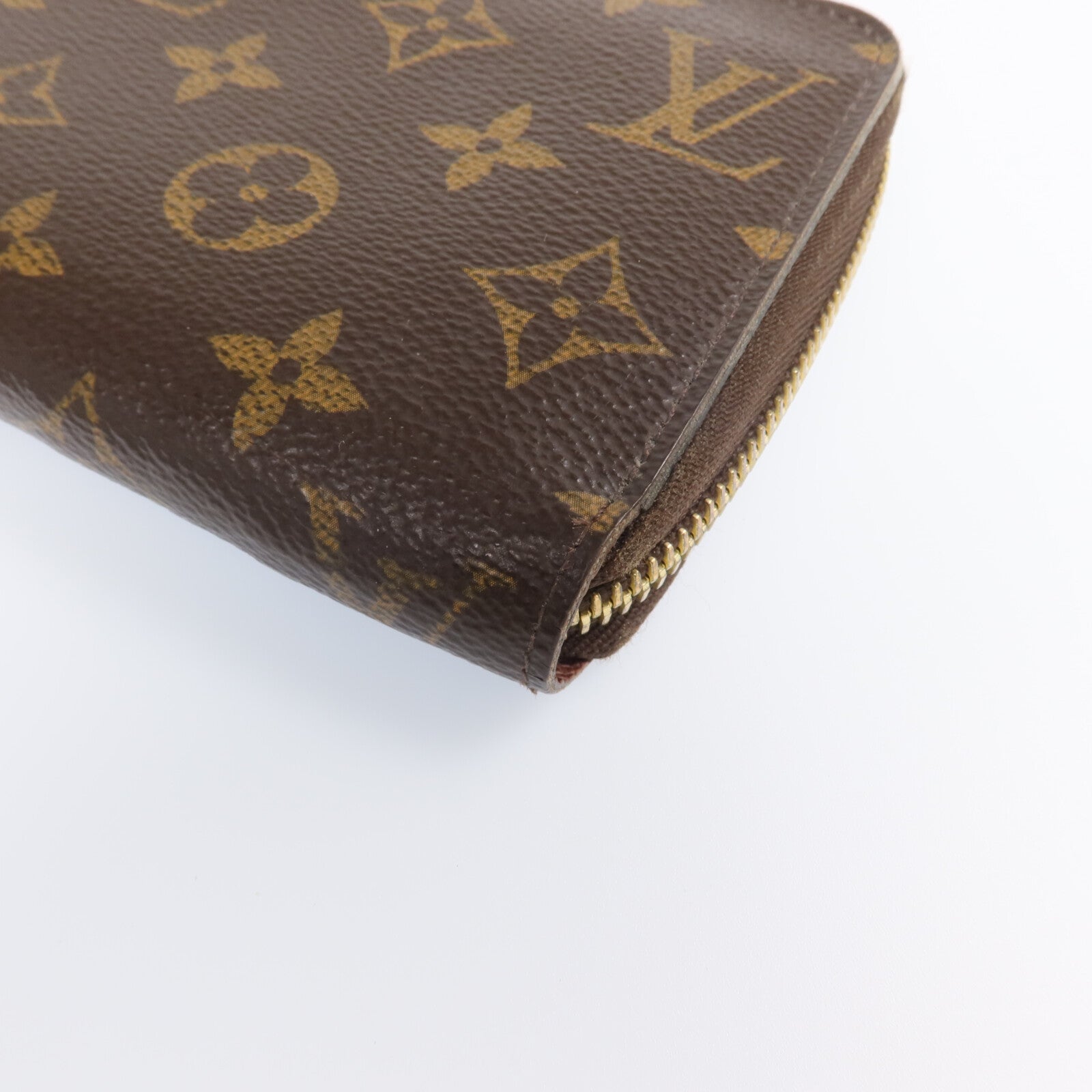 LOUIS VUITTON Monogram Zipper Long Wallet金扣長錢包