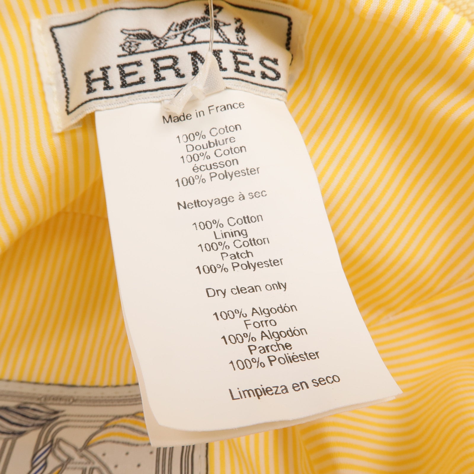 HERMES 棉質Hat帽子