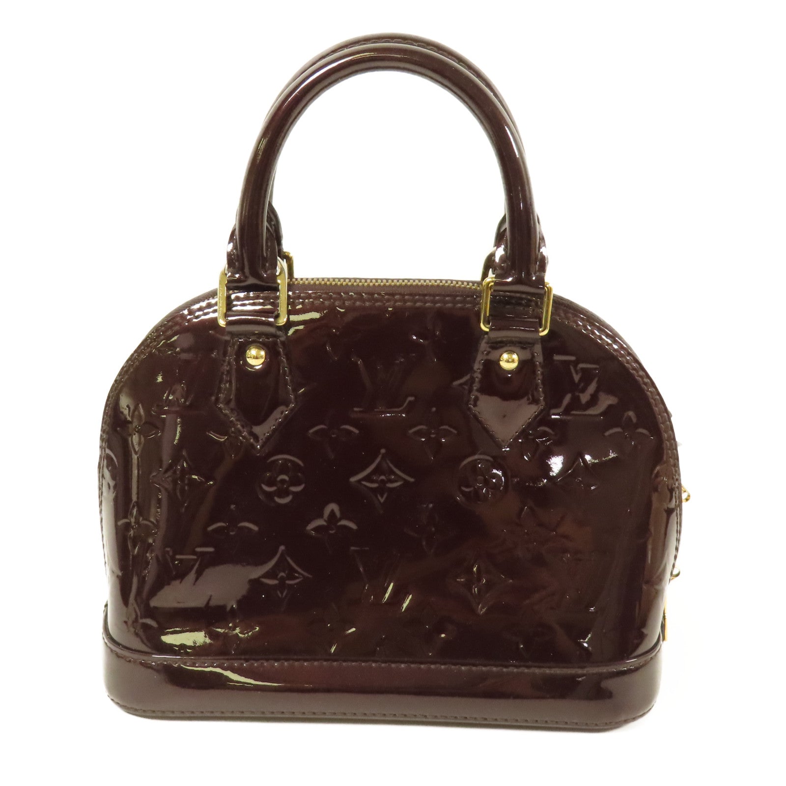 LOUIS VUITTON Vernis Alma BB金扣手挽肩背兩用袋