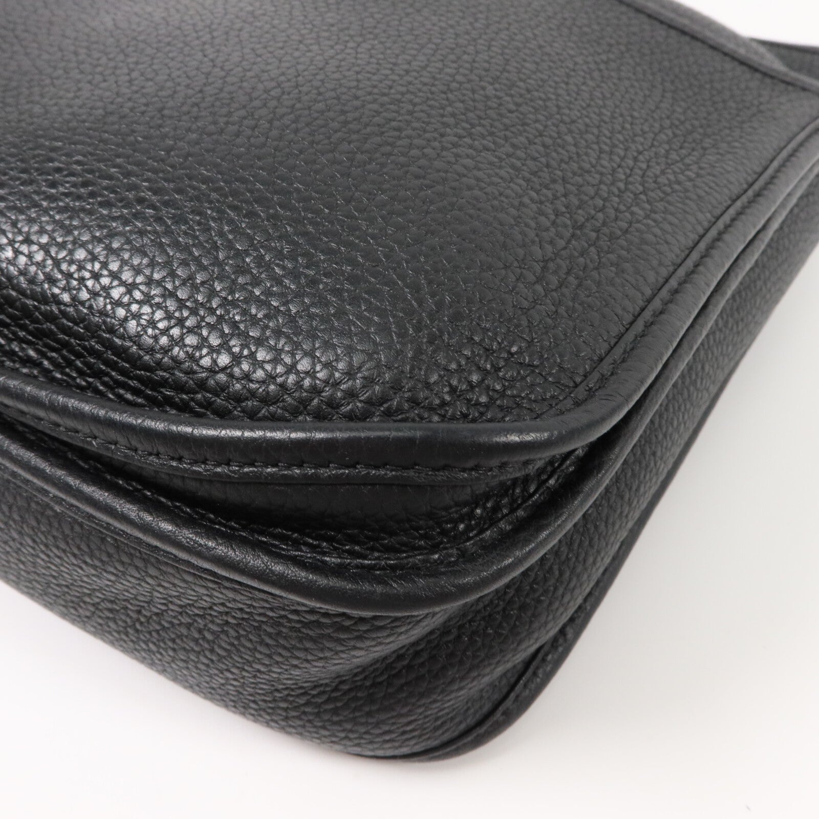 HERMES Clemence皮革Evelyne PM 肩背袋Noir