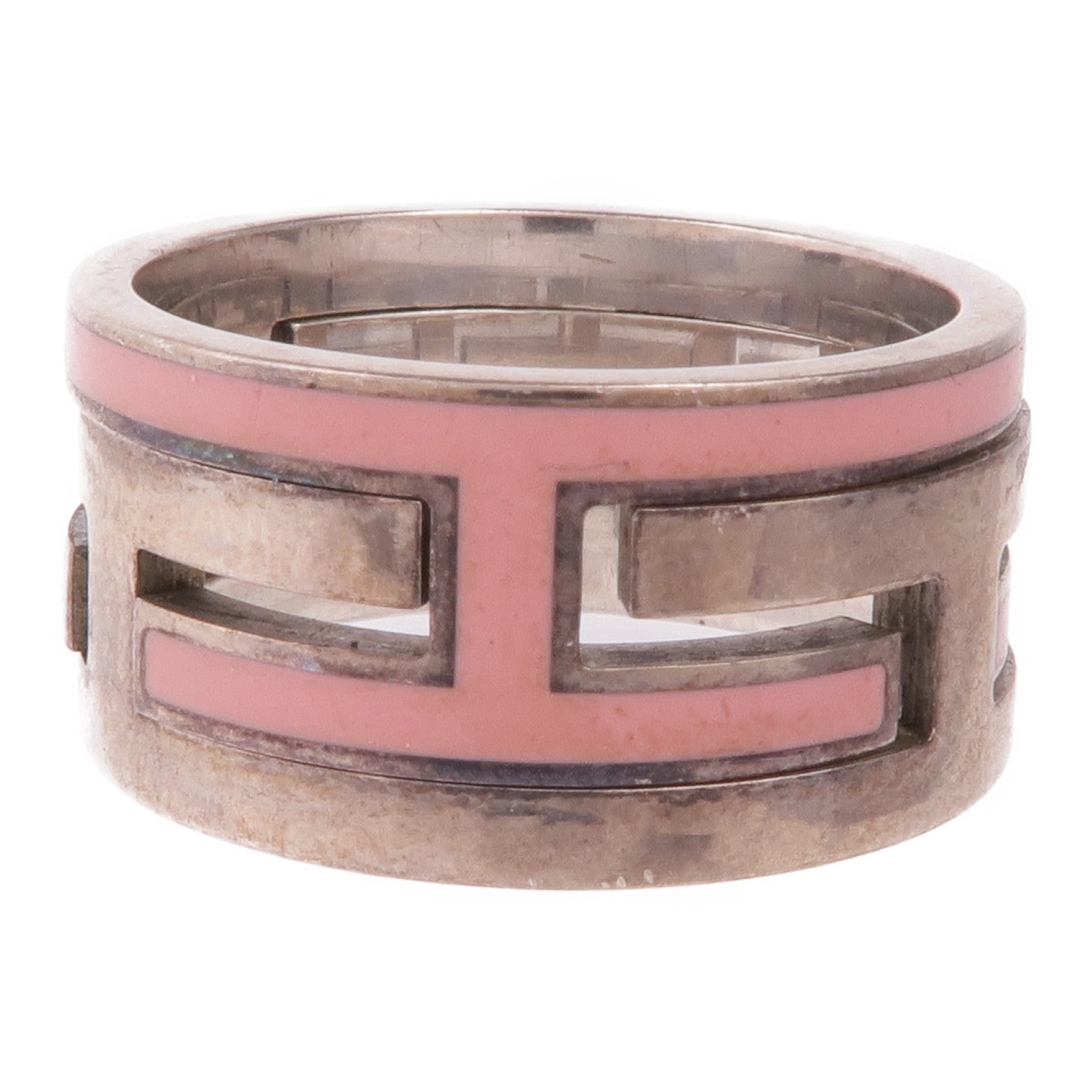 HERMES 925純銀Move H Ring戒指Hermes#52/US#6