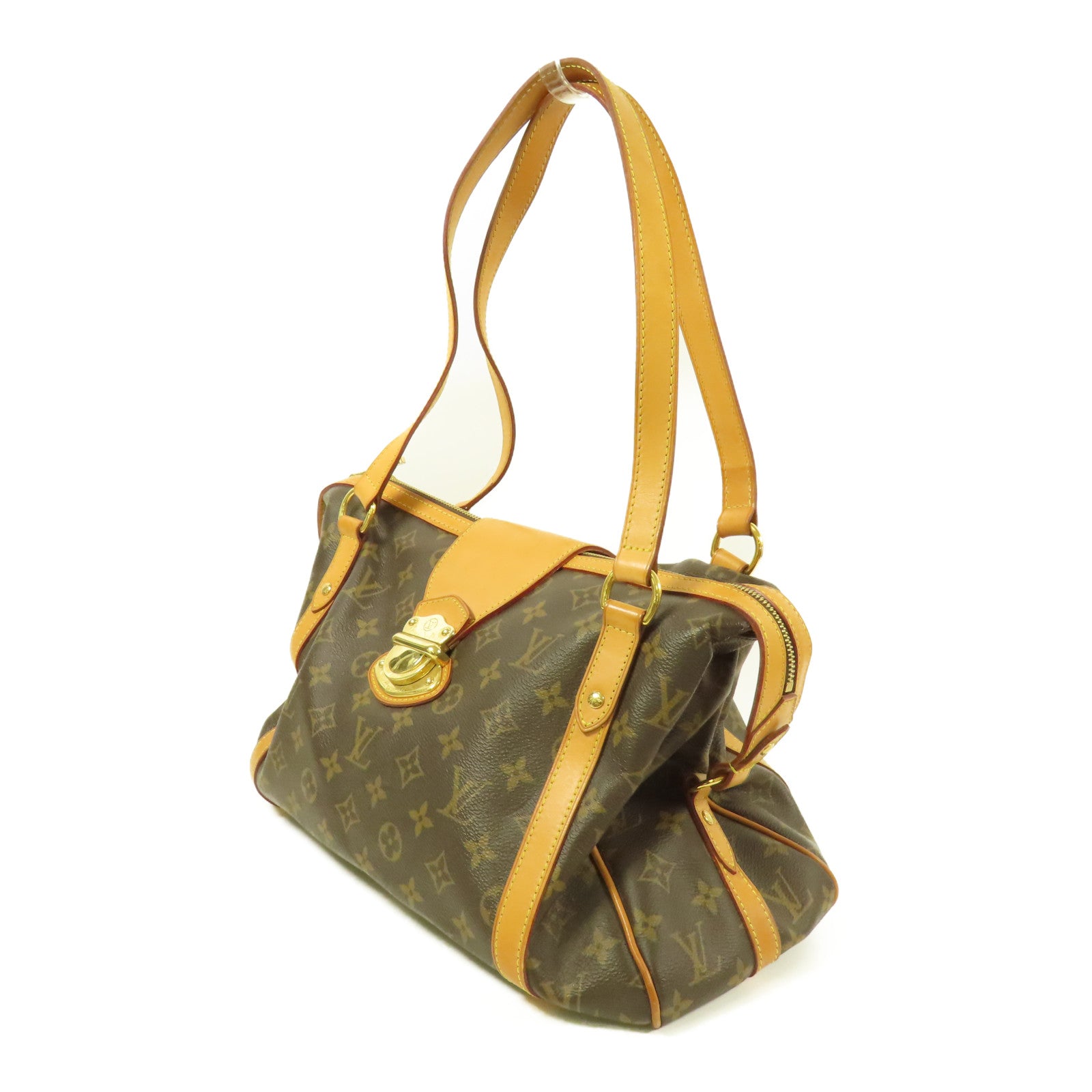 LOUIS VUITTON LV GHW Stresa PM Shoulder Bag M51186 Monogram Brown