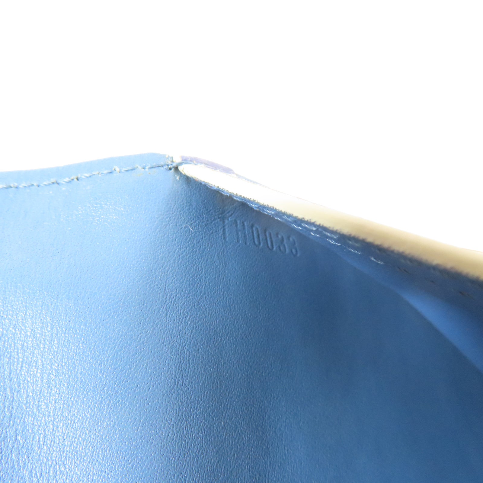LOUIS VUITTON 【激減優惠】皮革Long Wallet金扣長錢包藍色