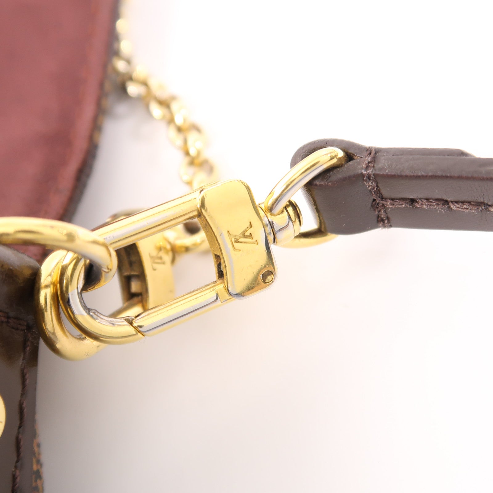 LOUIS VUITTON Damier Favorite PM金扣手挽肩背兩用袋