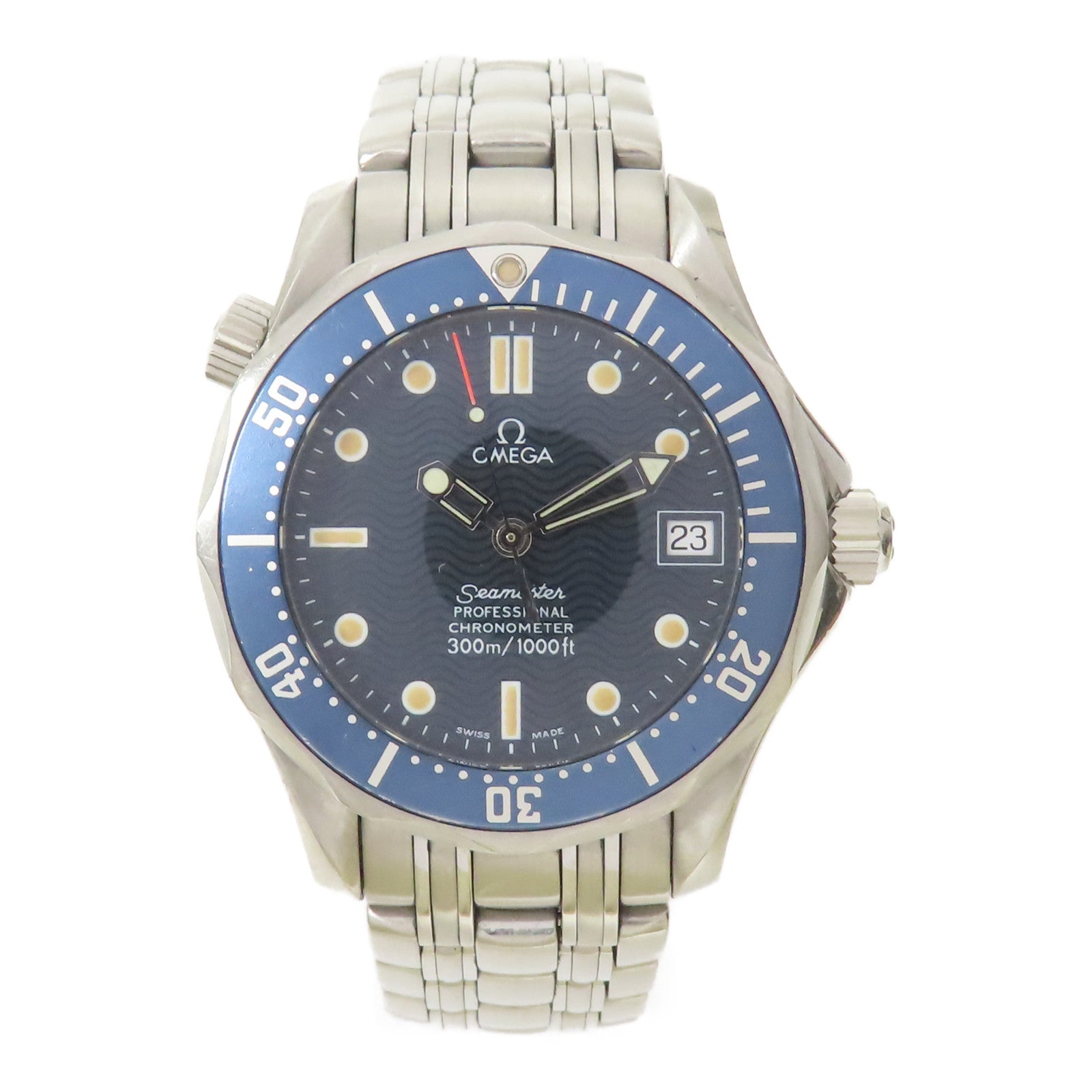 OMEGA Seamaster不鏽鋼手錶自動機芯藍色