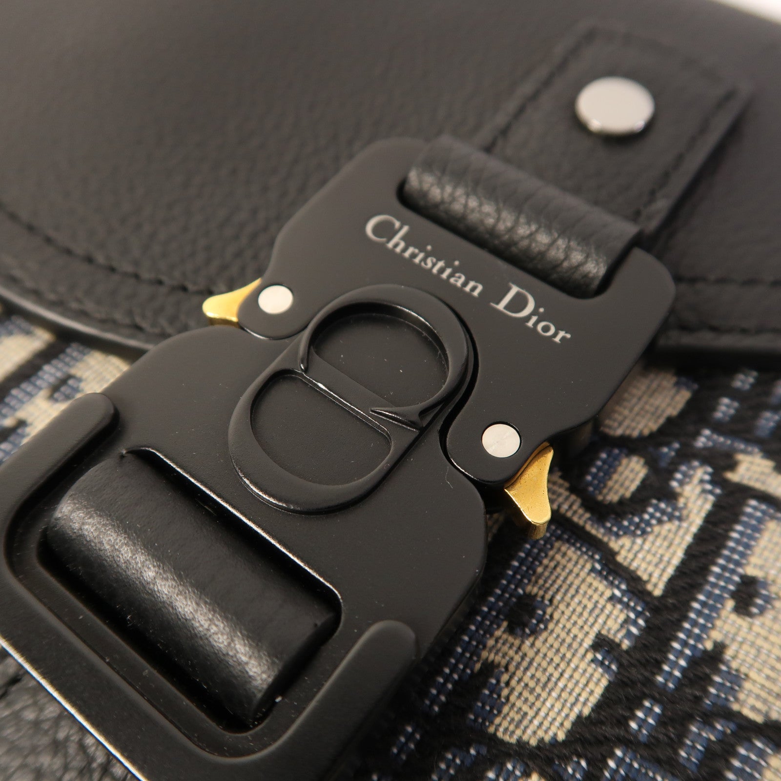 Dior 帆布Saddle肩背袋