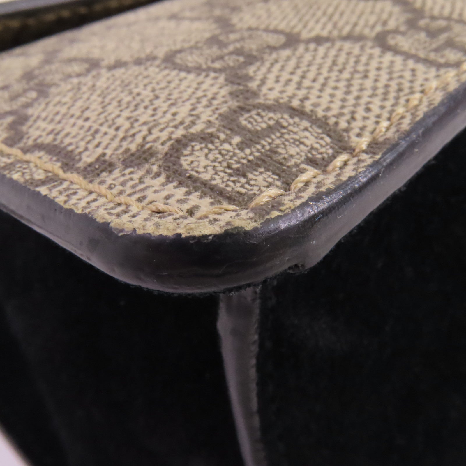 GUCCI 塗層帆布Dionysus GG Supreme Mini銀扣鏈帶肩背袋