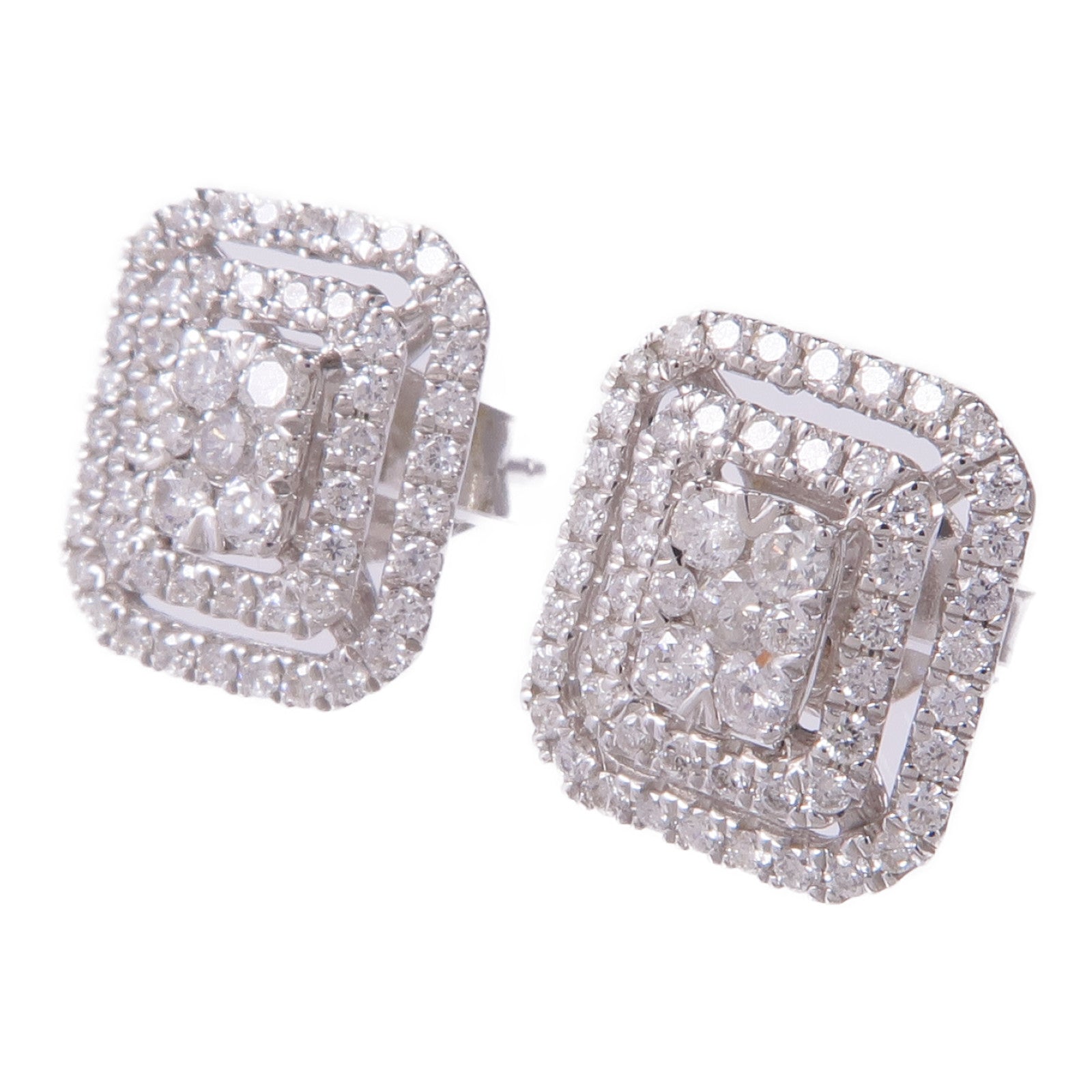 JEWELRY 18K白金Diamond Earrings鑽石耳環