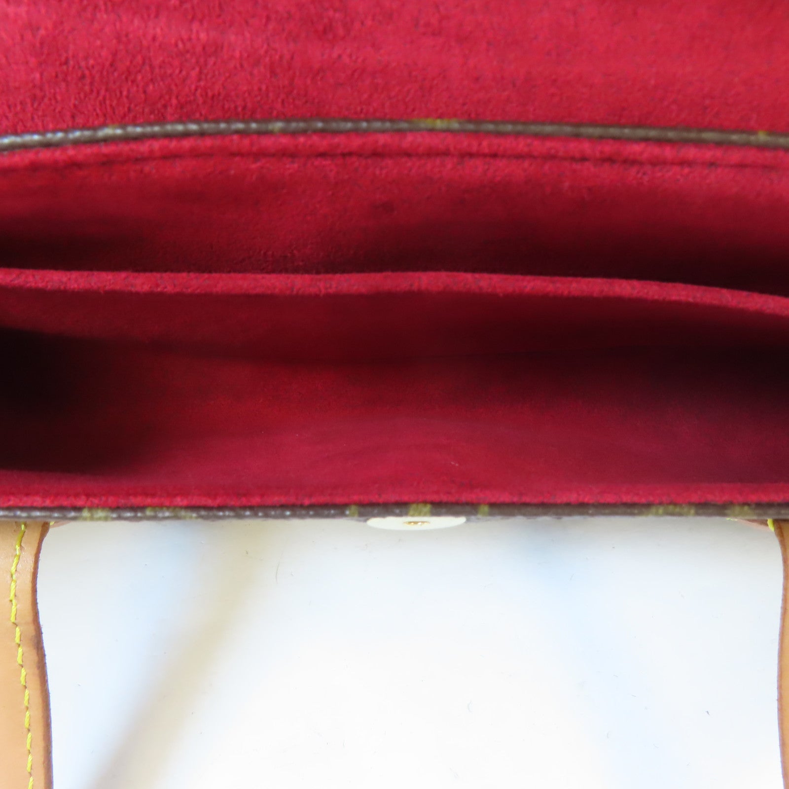 LOUIS VUITTON Monogram Sonatine金扣手挽袋啡色