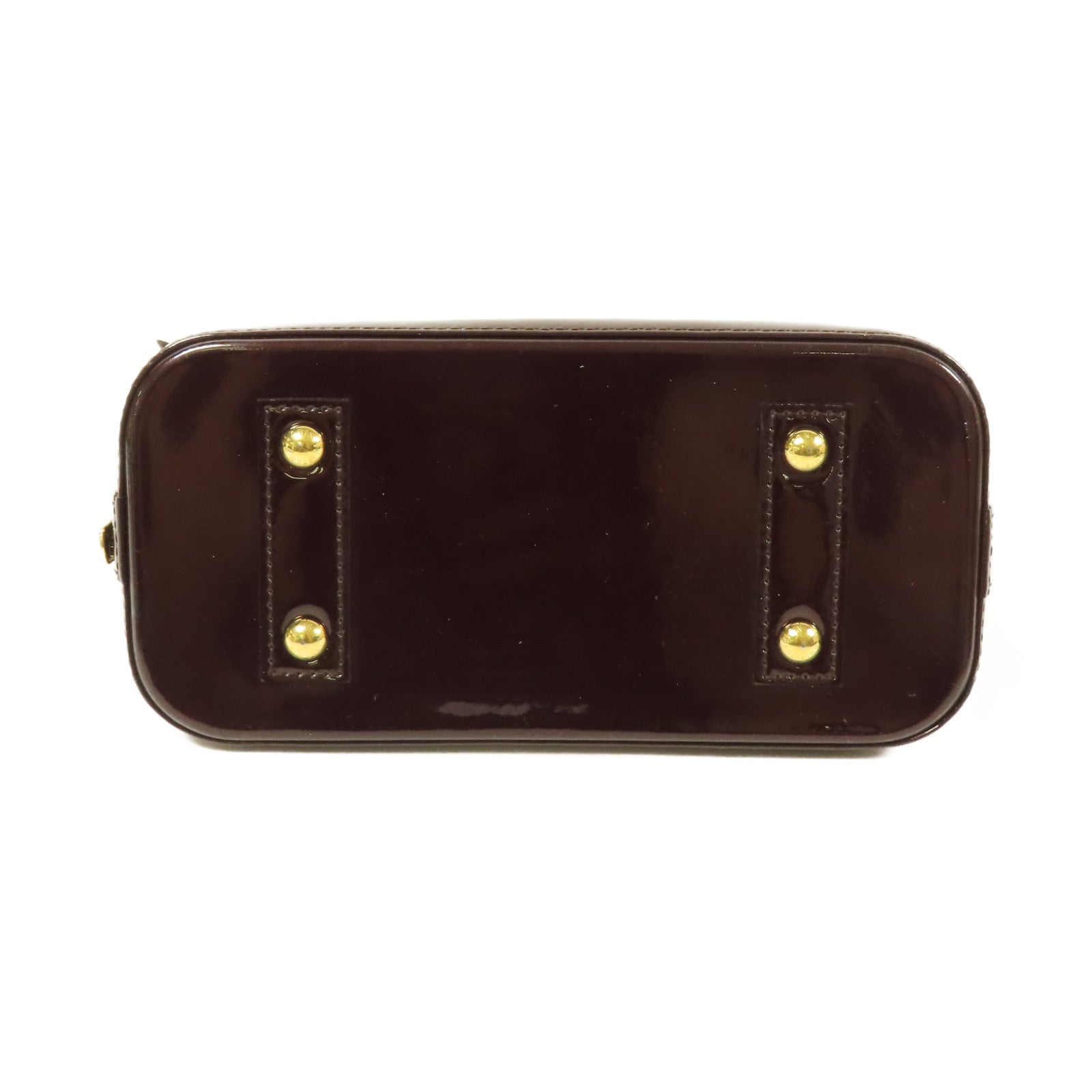 LOUIS VUITTON Vernis Alma BB金扣手挽肩背兩用袋