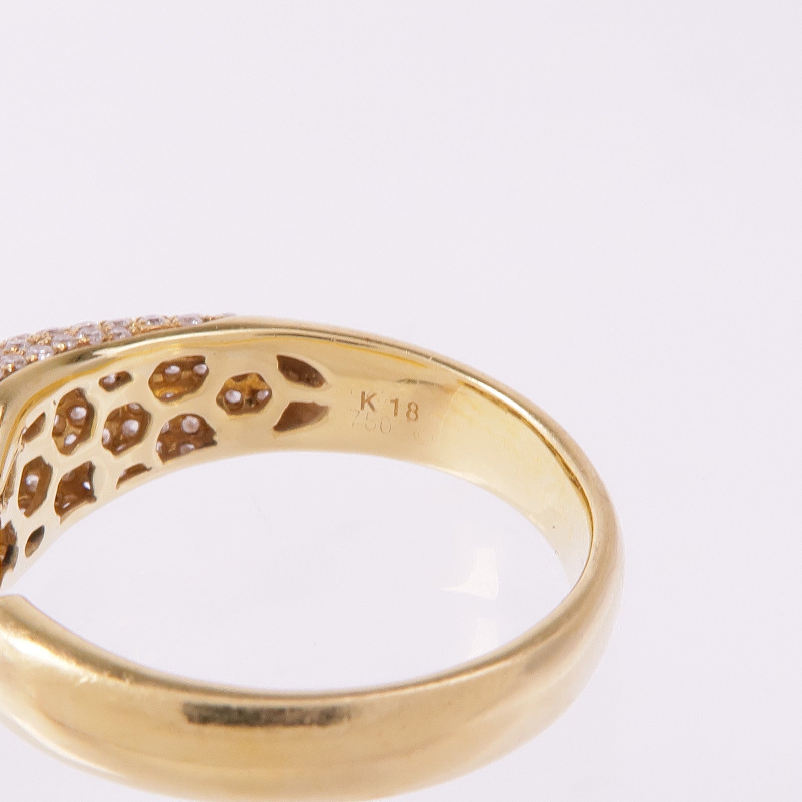 JEWELRY 18K黃金Diamond Ring鑽石戒指US#7