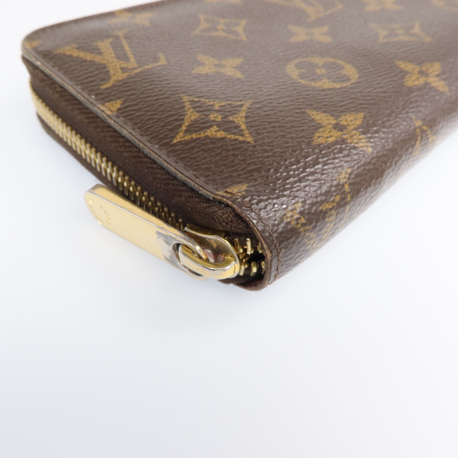 LOUIS VUITTON Monogram Zipper Long Wallet金扣長錢包