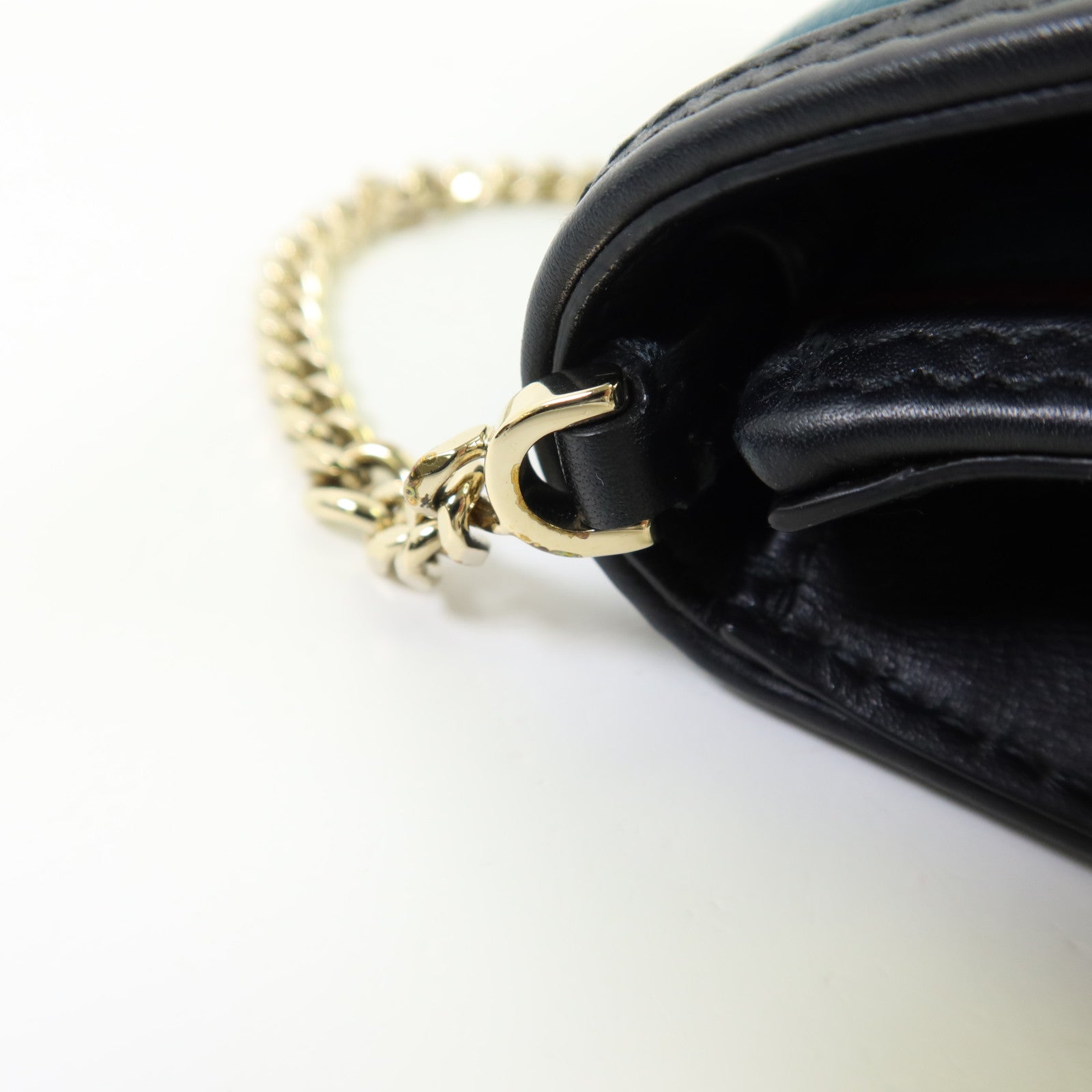 BVLGARI 牛皮皮革Serpenti Forever金扣鏈帶肩背袋