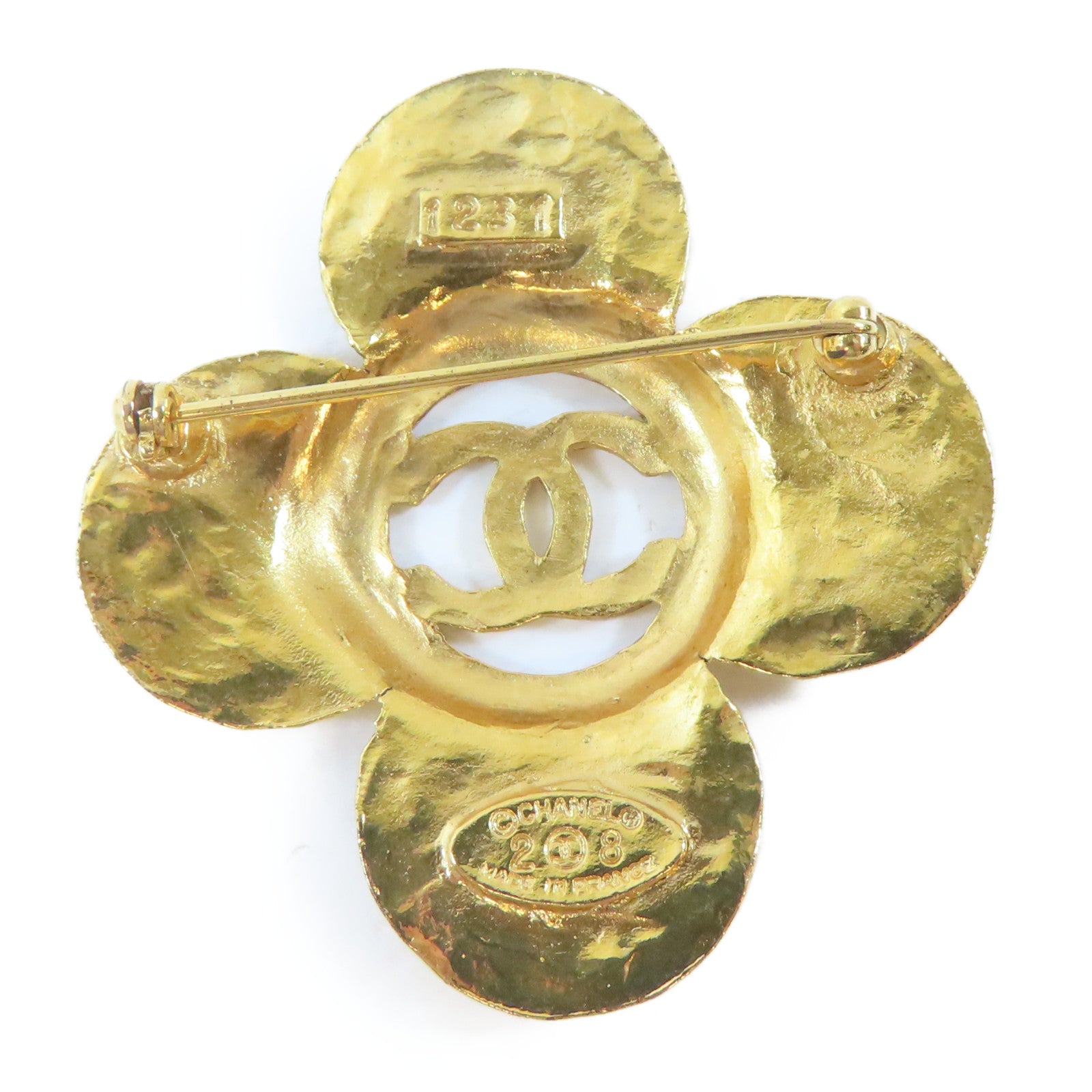 CHANEL 金屬Brooch胸針金色