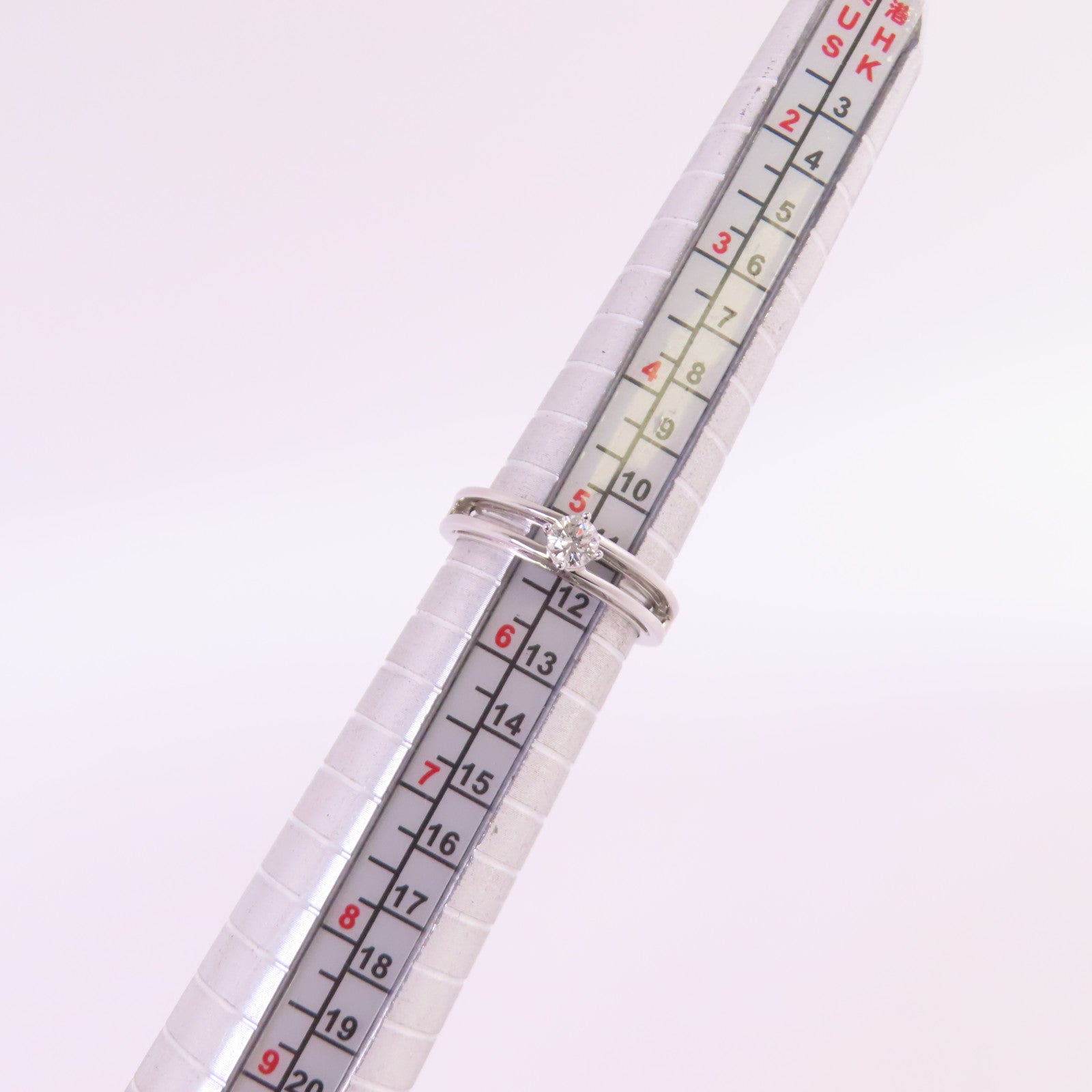 JEWELRY 【激減優惠】18K白金/鑽石Diamond Ring戒指US#5.5