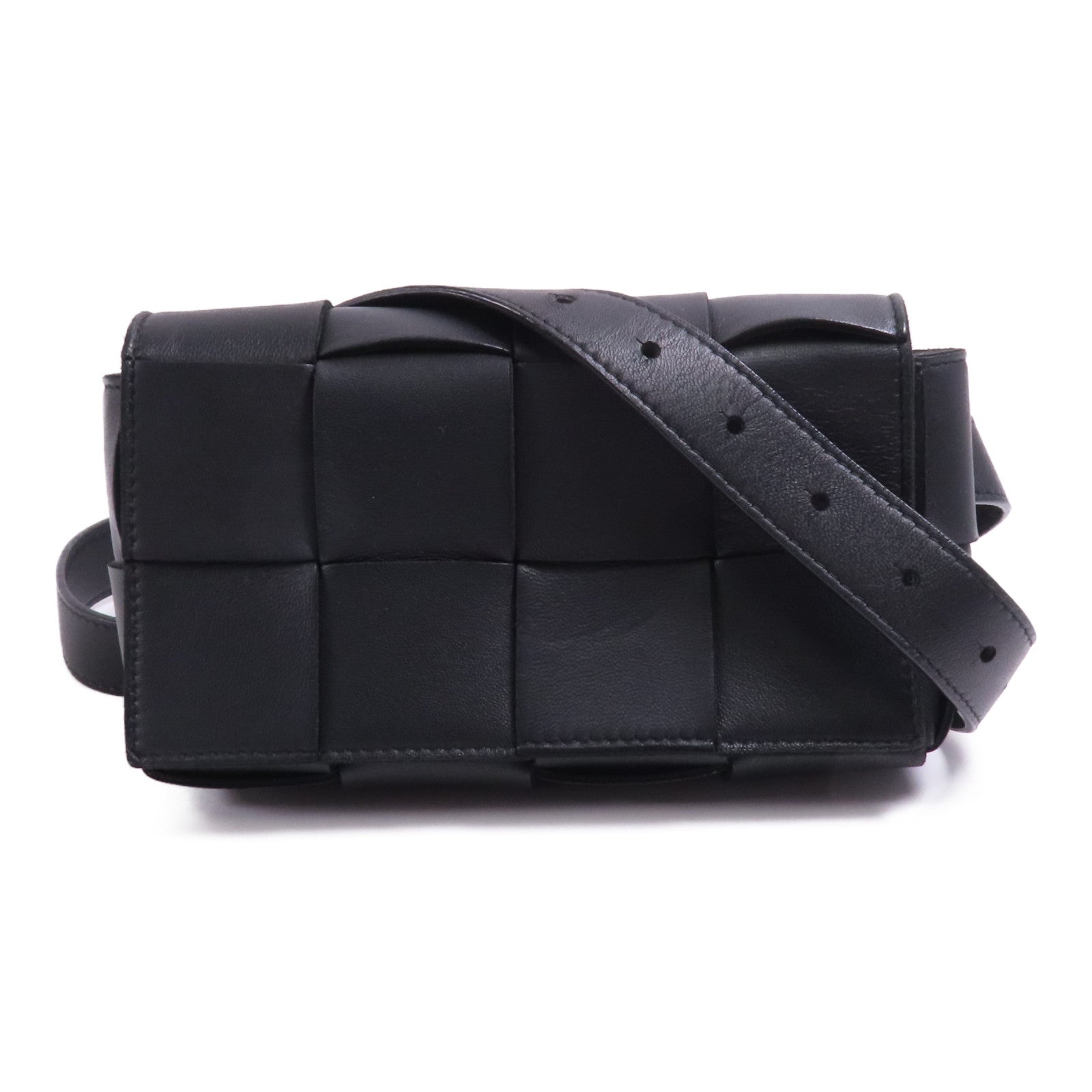BOTTEGA VENETA 羊皮皮革Mini Cassette Belt Bag腰包/斜挎包