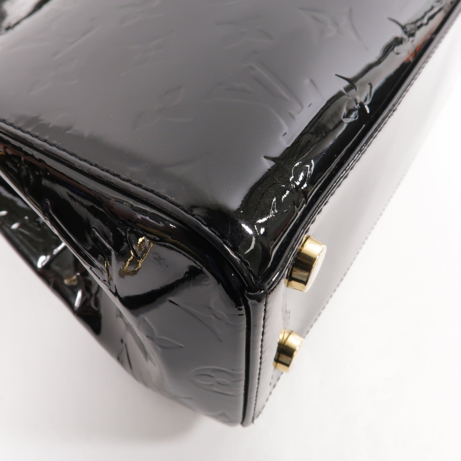 LOUIS VUITTON Vernis Brea MM金扣手挽肩背兩用袋