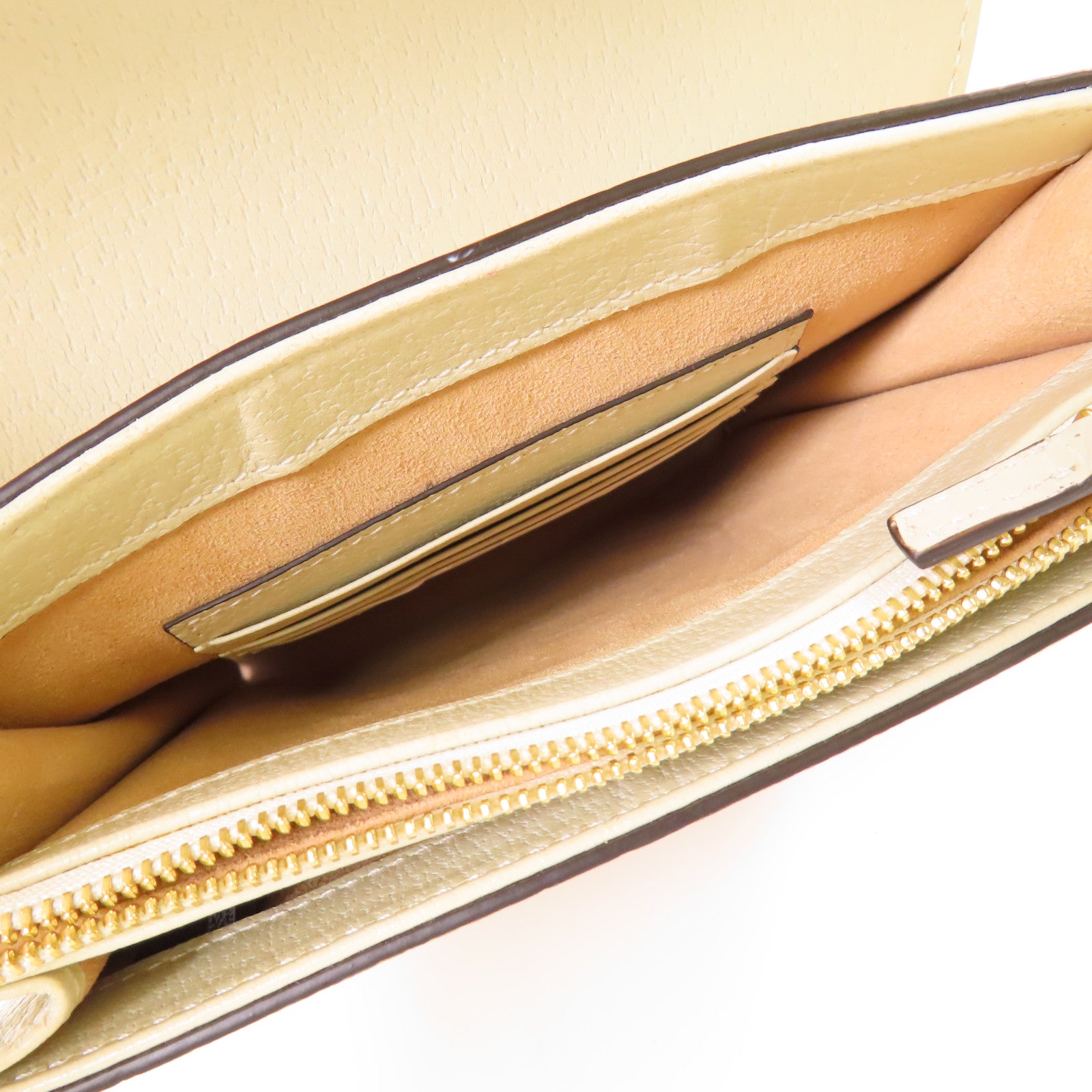 GUCCI 塗層帆布GG Emboss Messenger Bag金扣肩背袋