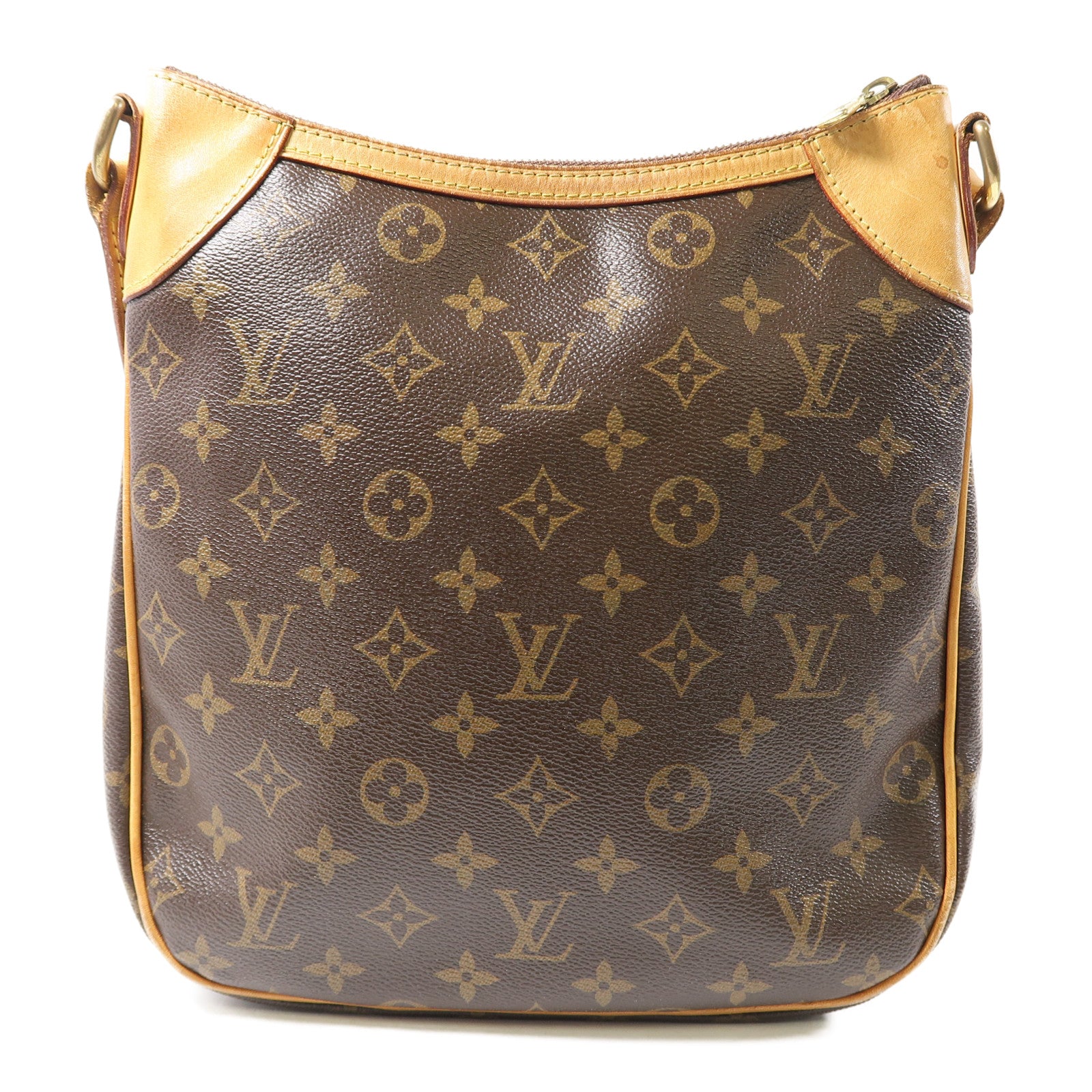 LOUIS VUITTON 【激減優惠】Monogram Odeon PM金扣肩背袋啡色