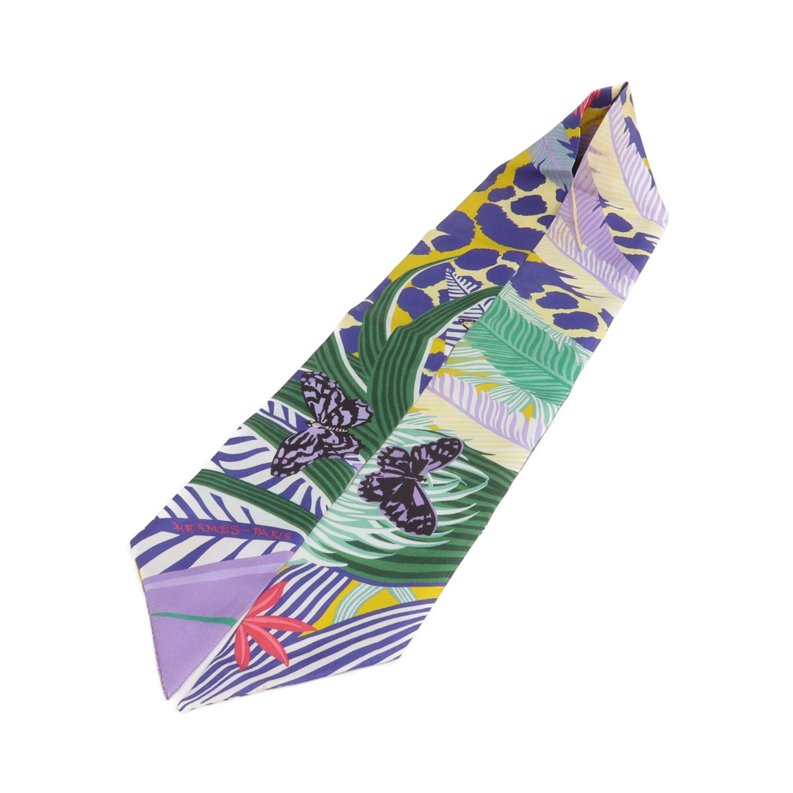 HERMES 【激減優惠】絲質Twilly絲巾