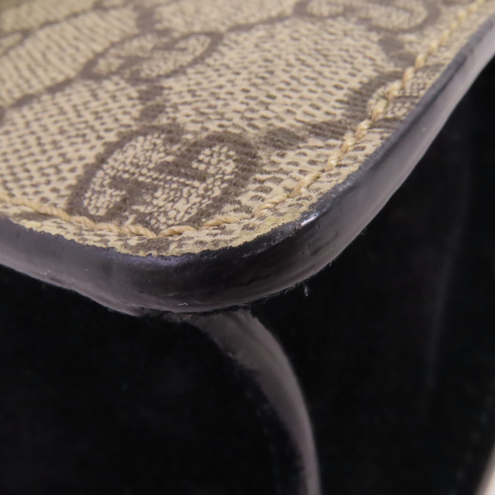 GUCCI 塗層帆布Dionysus GG Supreme Mini銀扣鏈帶肩背袋