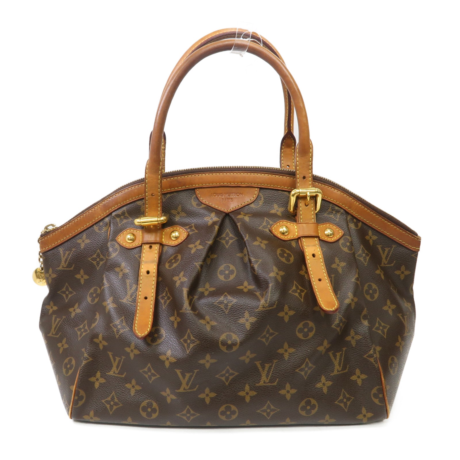 LOUIS VUITTON 【激減優惠】Monogram Tivoli GM金扣手挽袋啡色