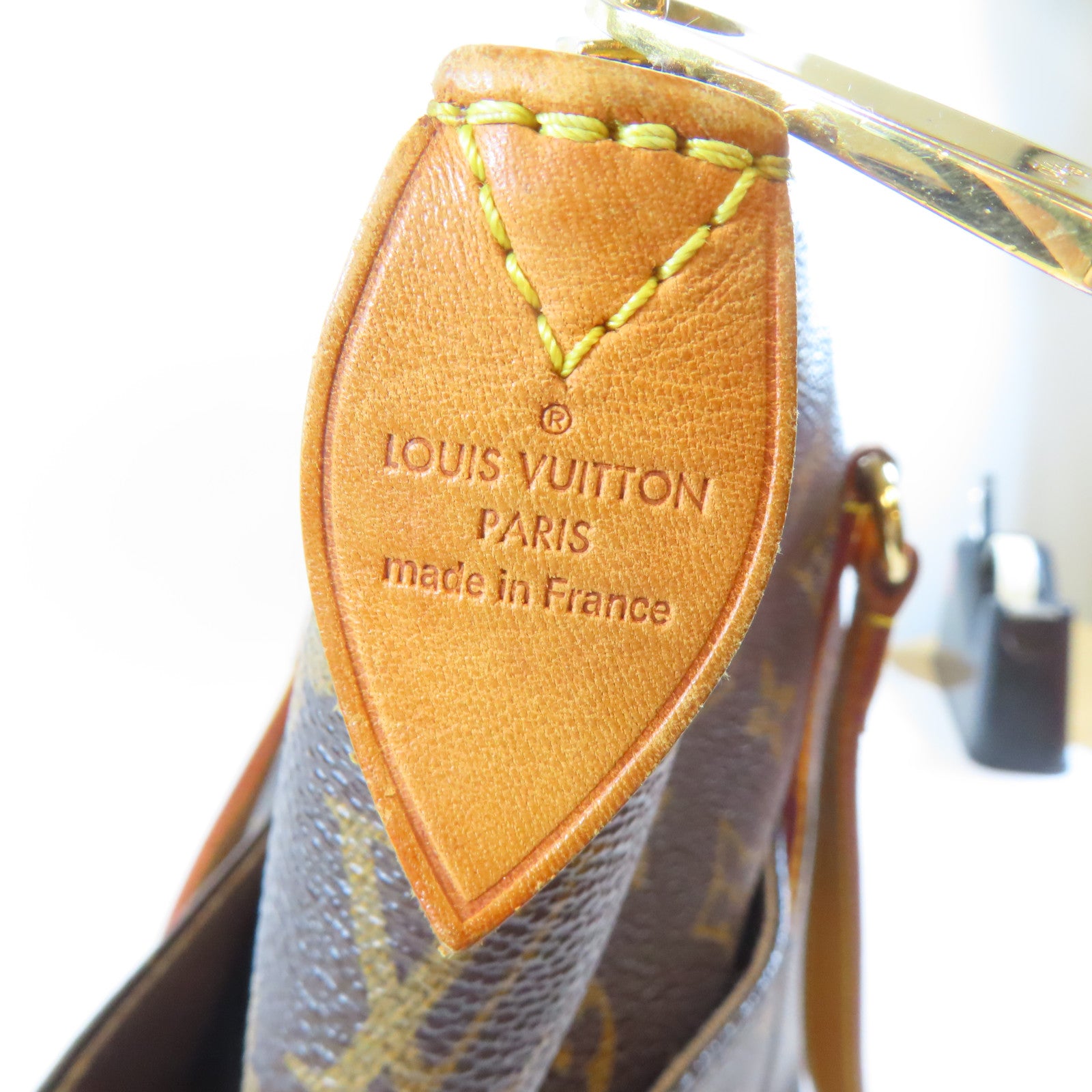 LOUIS VUITTON Monogram Totally GM Shoulder Bag金扣肩背袋啡色