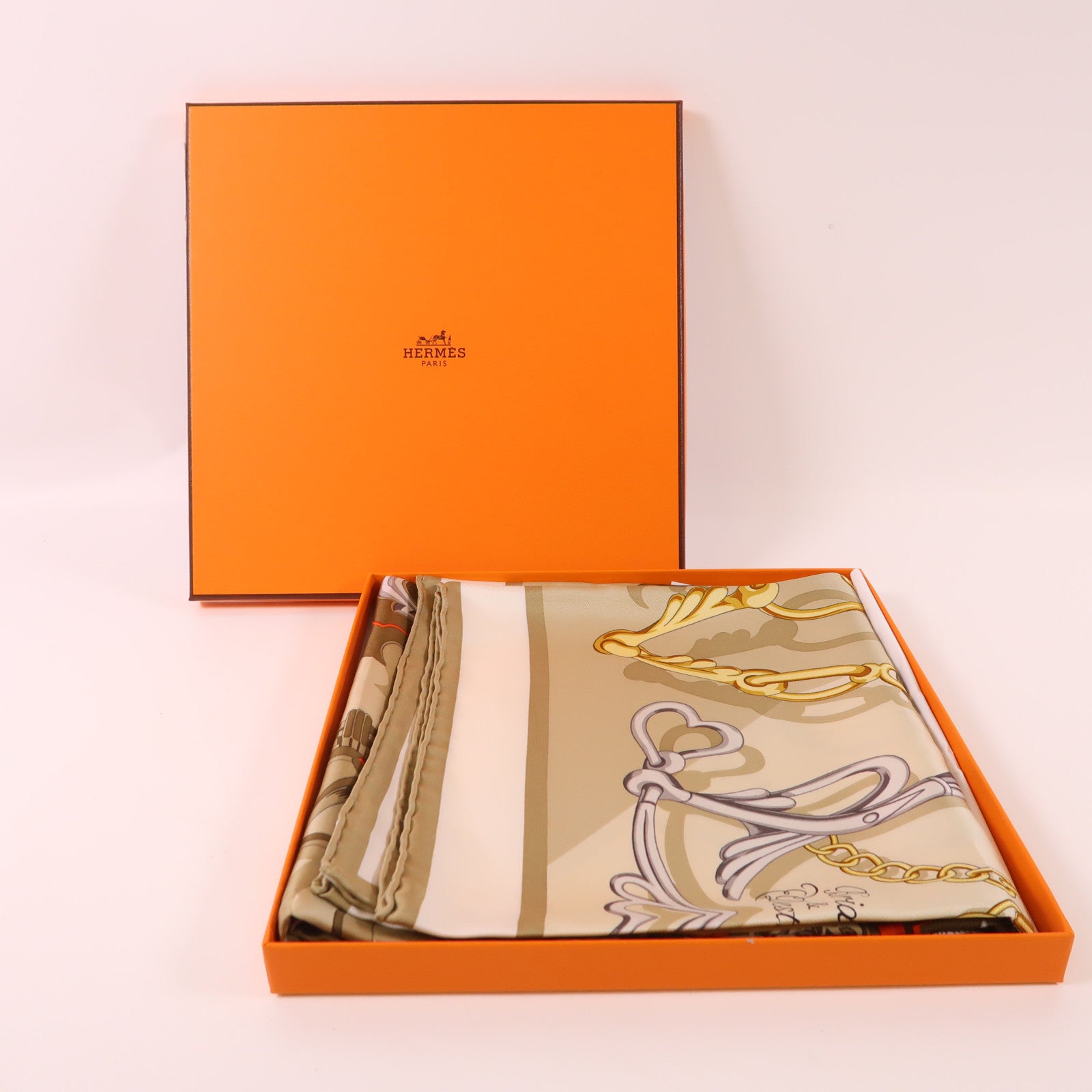 HERMES 絲質Scarf 90X90絲巾