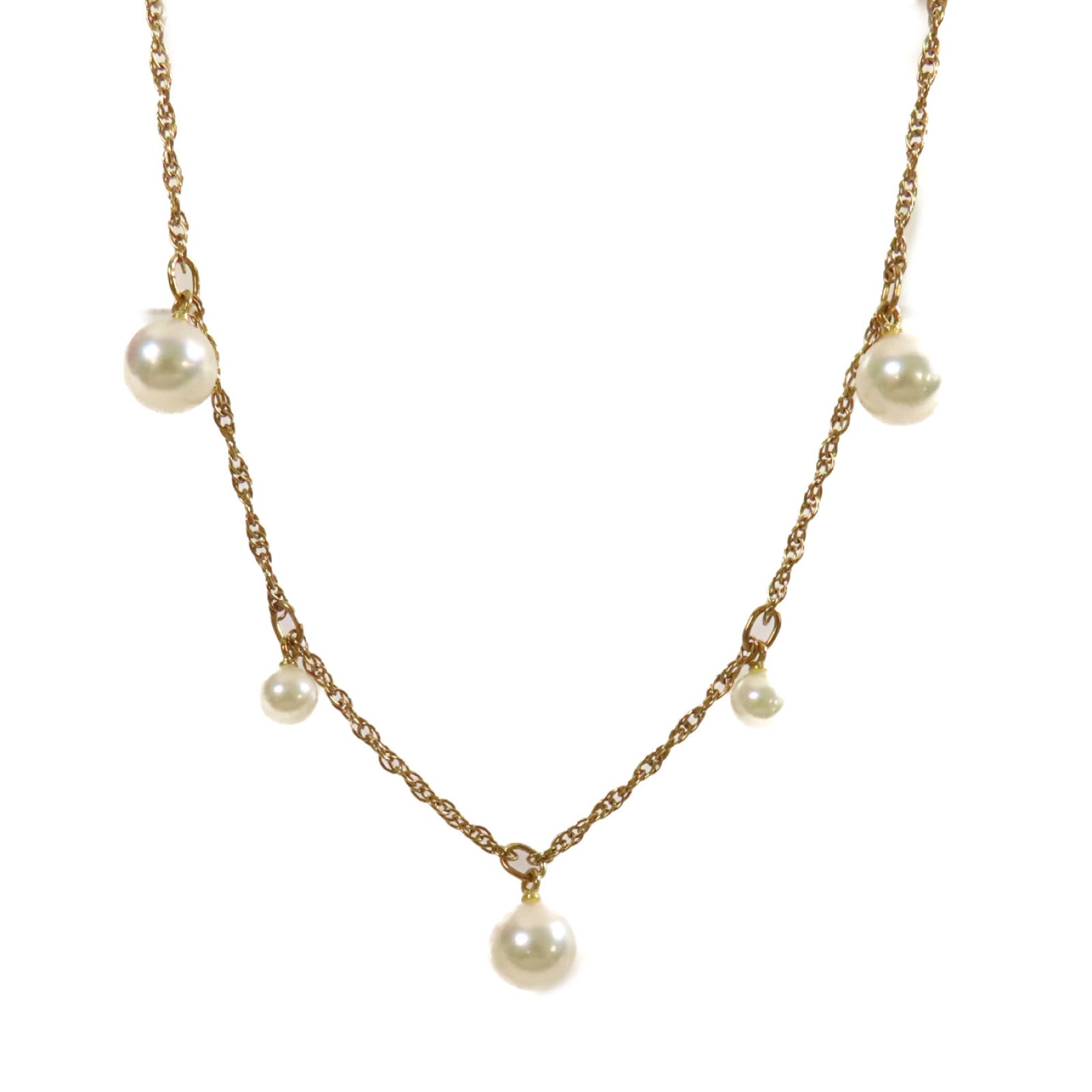 MIKIMOTO 18K黃金/珍珠Pearl Necklace項鏈