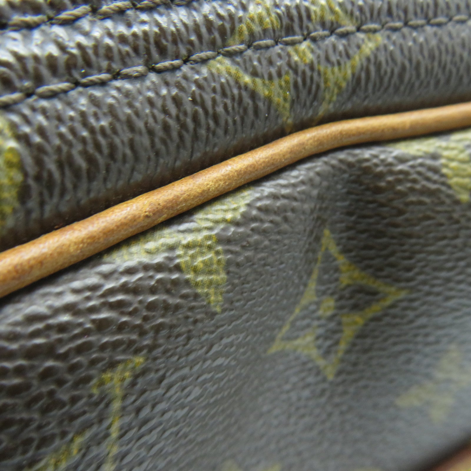 LOUIS VUITTON Monogram Reporter金扣肩背袋啡色