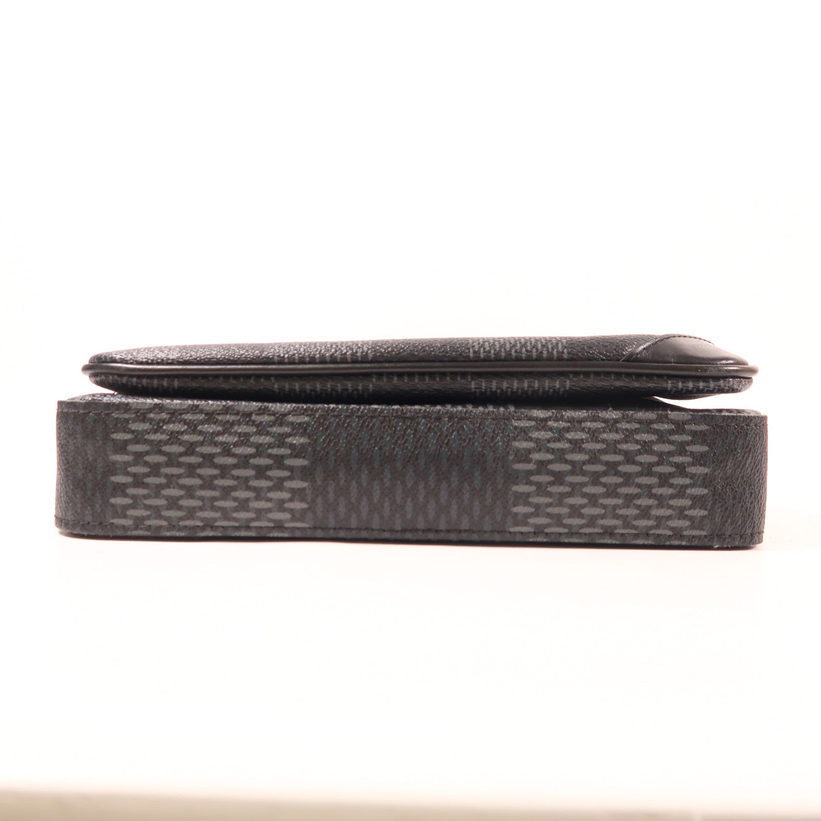 LOUIS VUITTON Damier Graphite Trio Messenger銀扣肩背袋