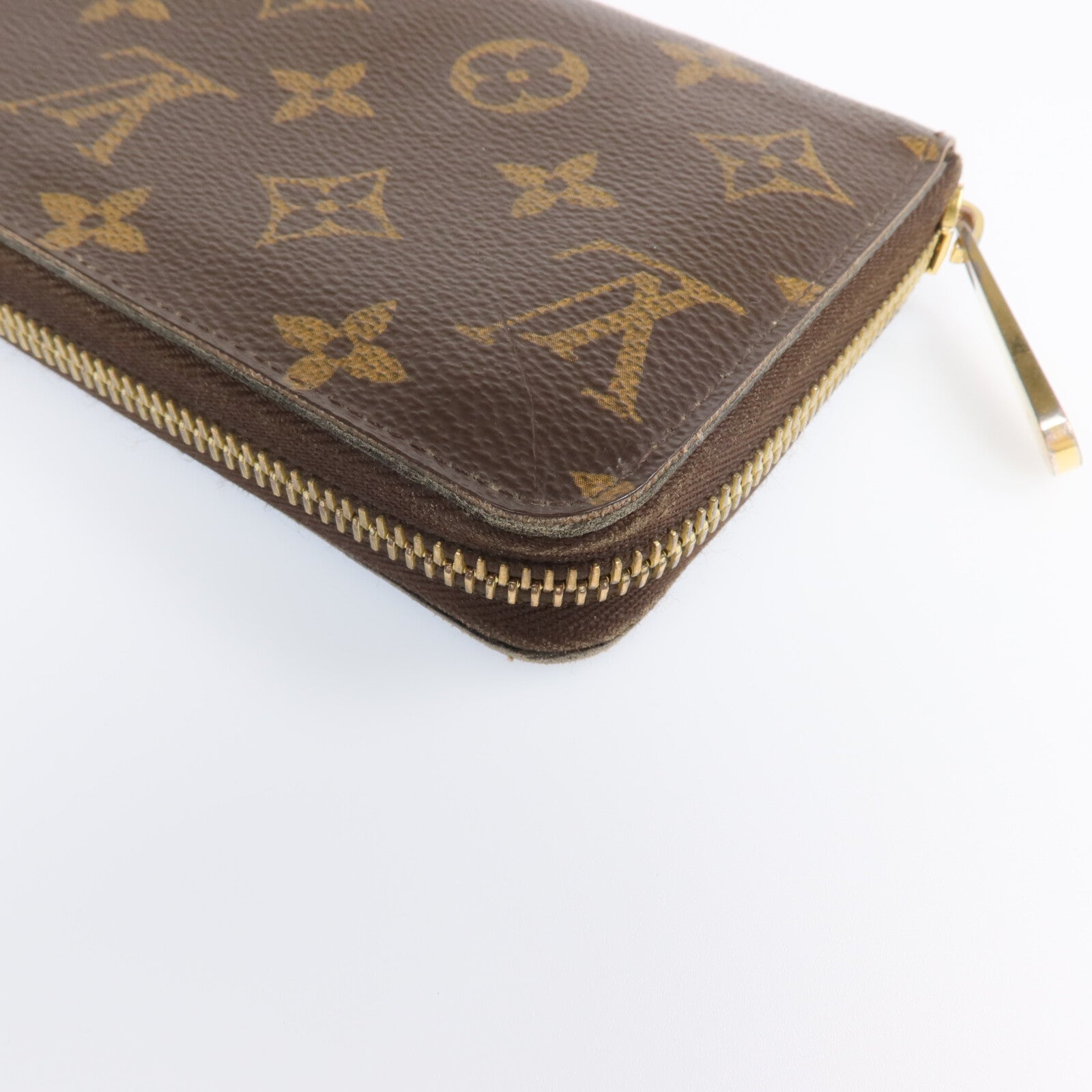 LOUIS VUITTON Monogram Zipper Long Wallet金扣長錢包