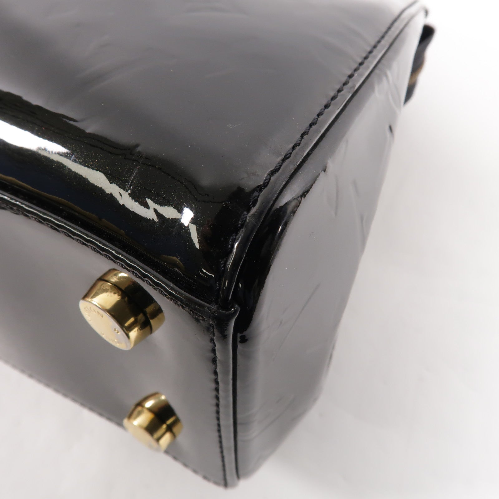 LOUIS VUITTON Vernis Brea MM金扣手挽肩背兩用袋