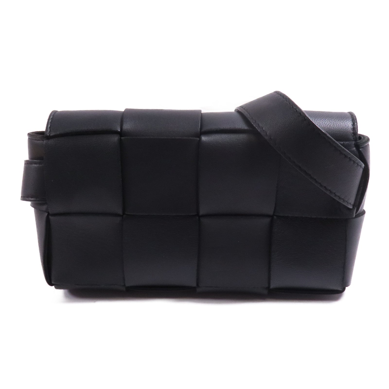 BOTTEGA VENETA 羊皮皮革Mini Cassette Belt Bag腰包/斜挎包