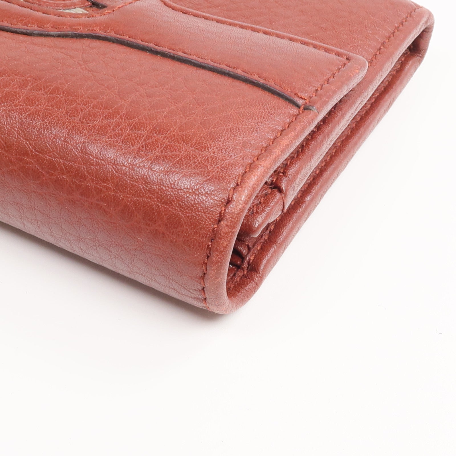 GUCCI 牛皮皮革Long Wallet金扣長錢包
