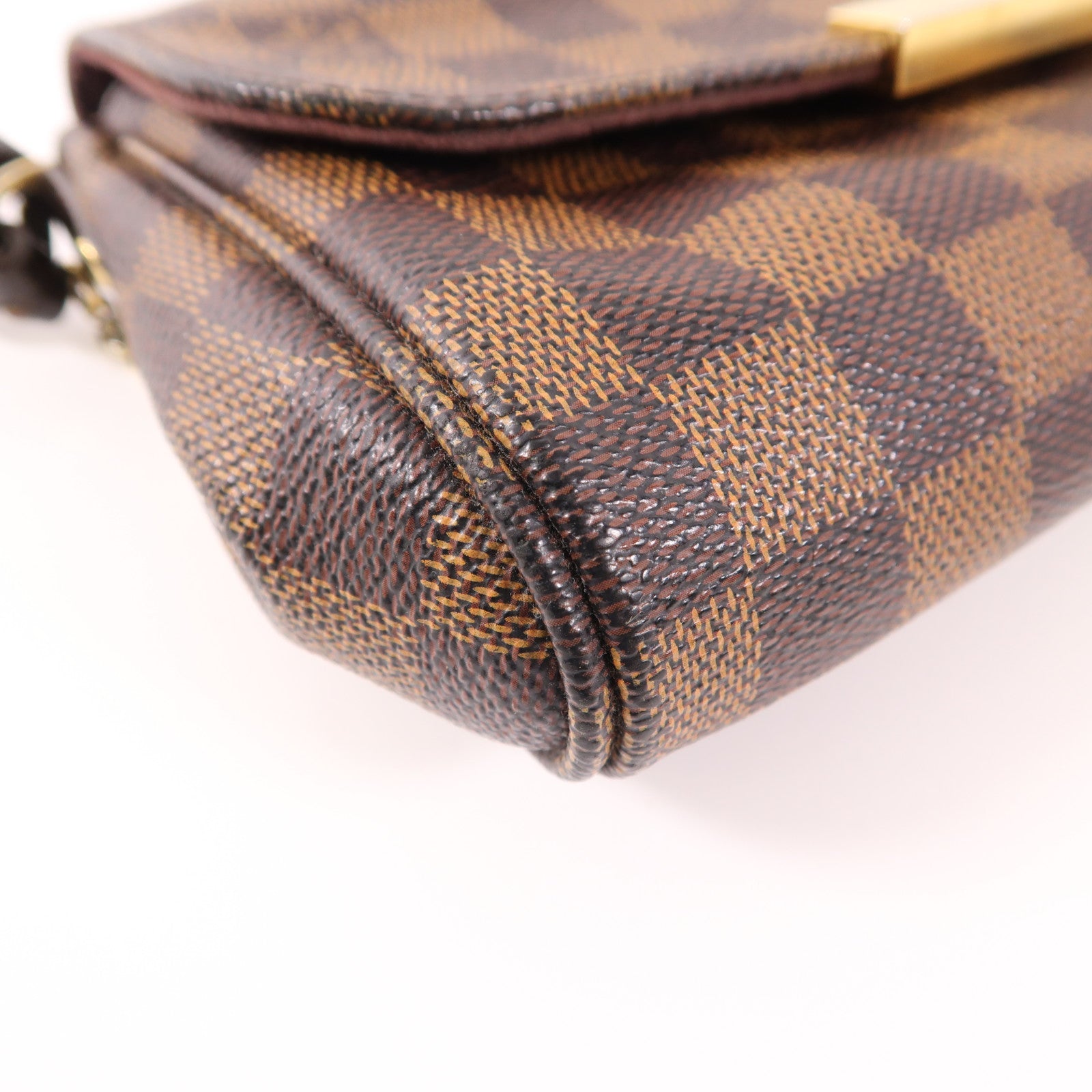 LOUIS VUITTON Damier Favorite PM金扣手挽肩背兩用袋