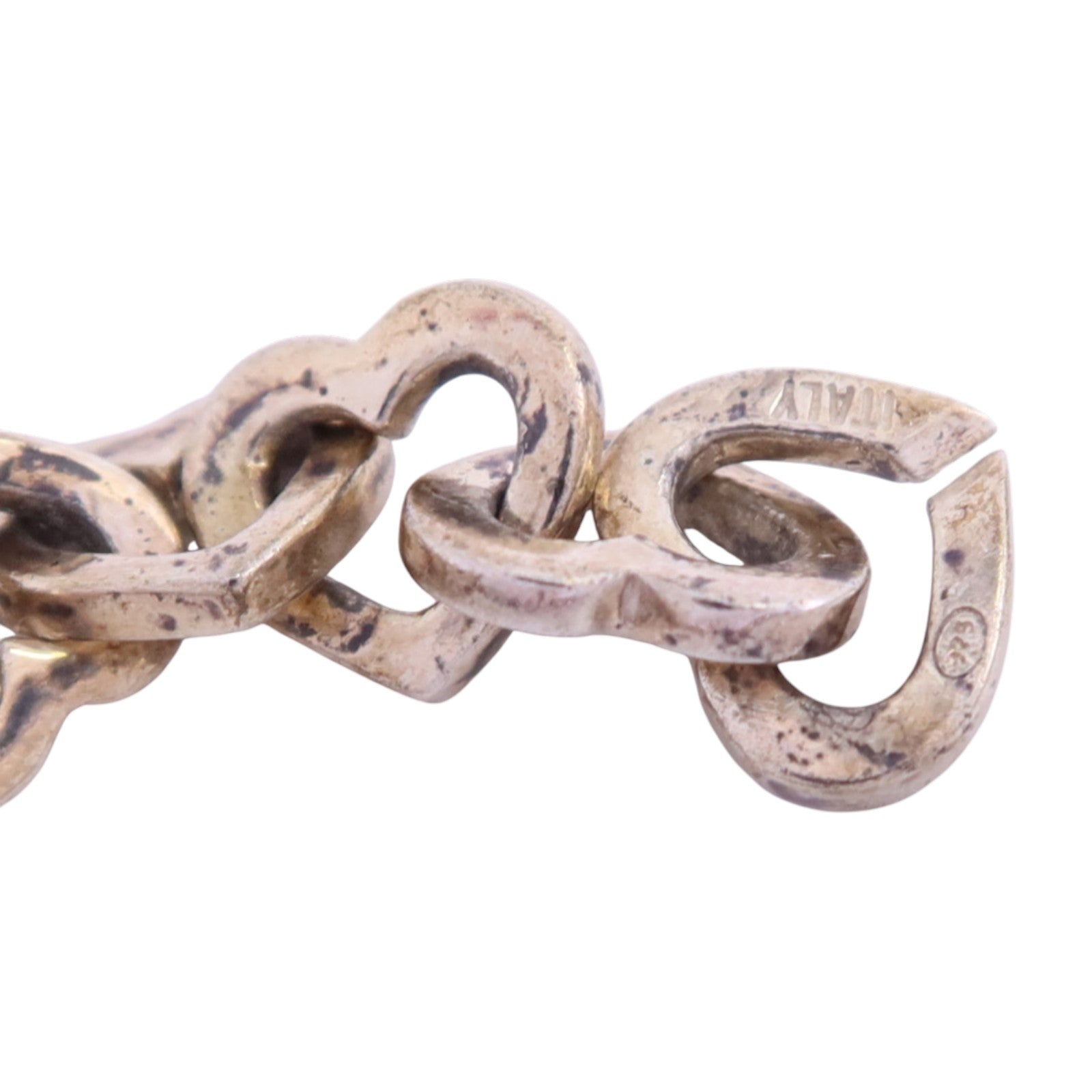 TIFFANY＆CO 925純銀Heart Link Necklace銀扣項鏈