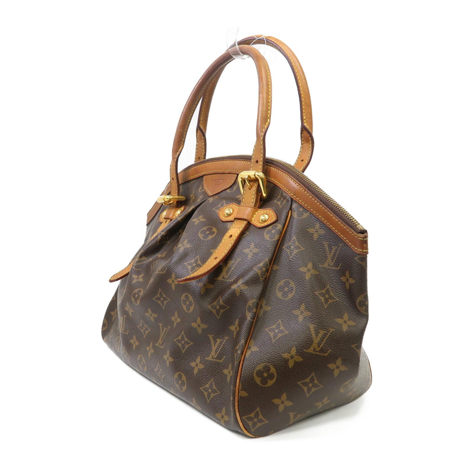 LOUIS VUITTON 【激減優惠】Monogram Tivoli GM金扣手挽袋啡色